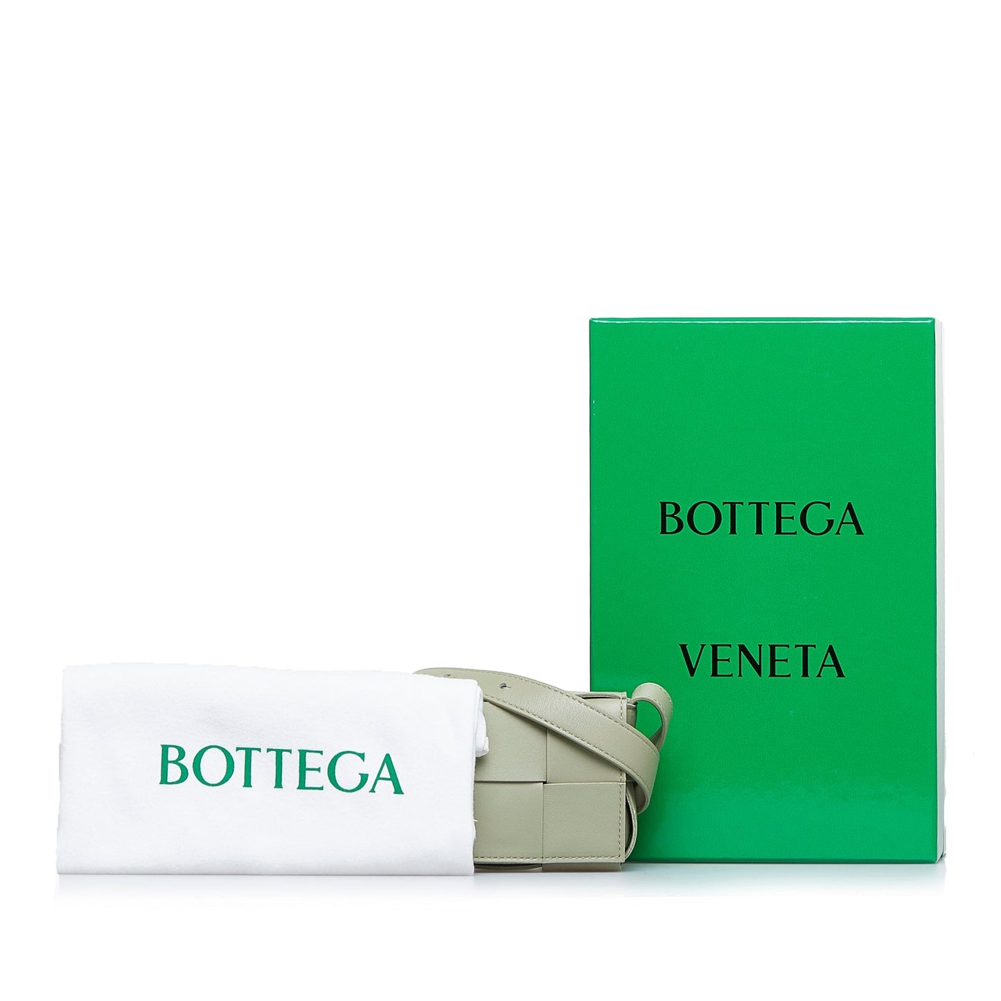 Bottega Veneta Cassette Mini Beige Intrecciato