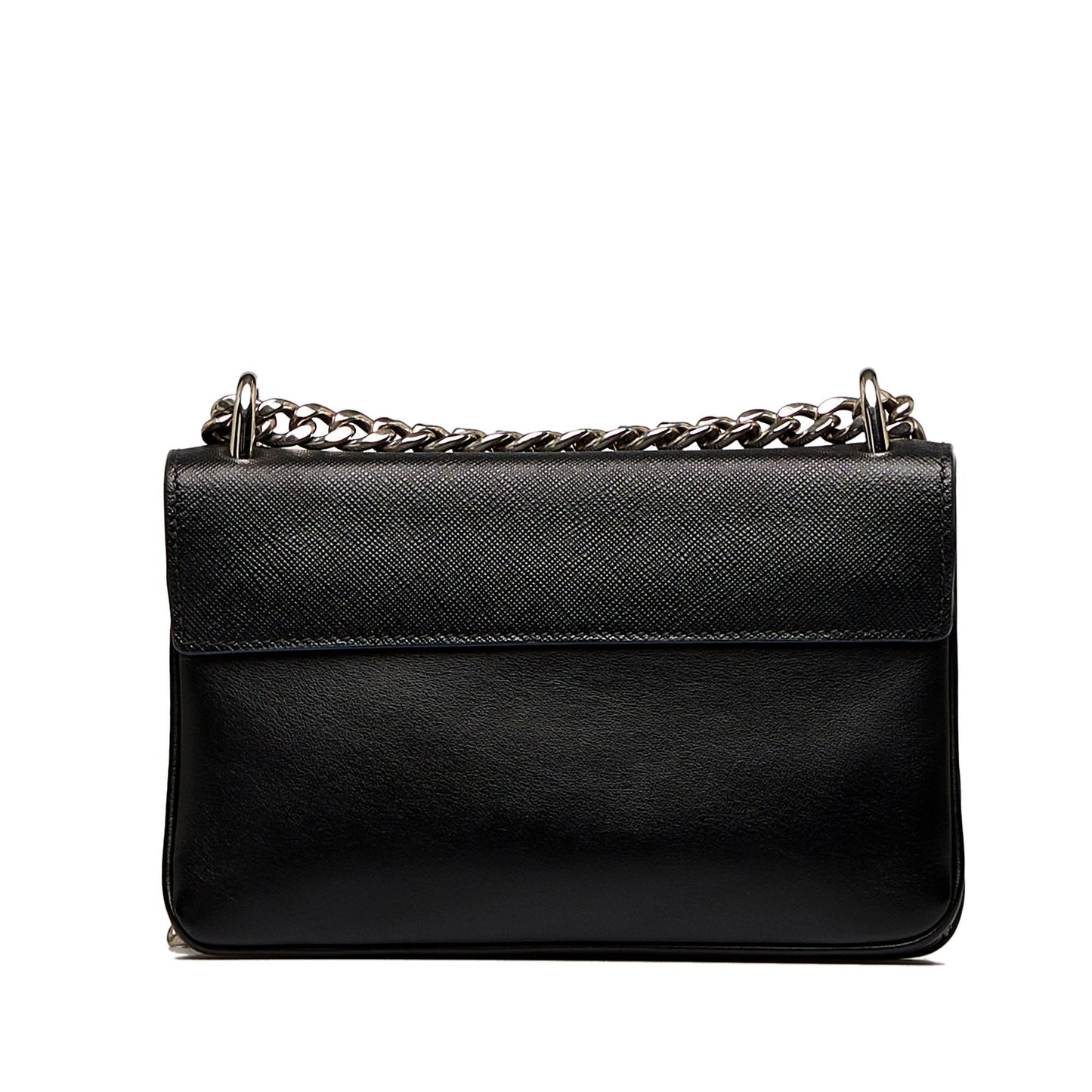 PRADA Saffiano and City Calf Chain Crossbody Bag