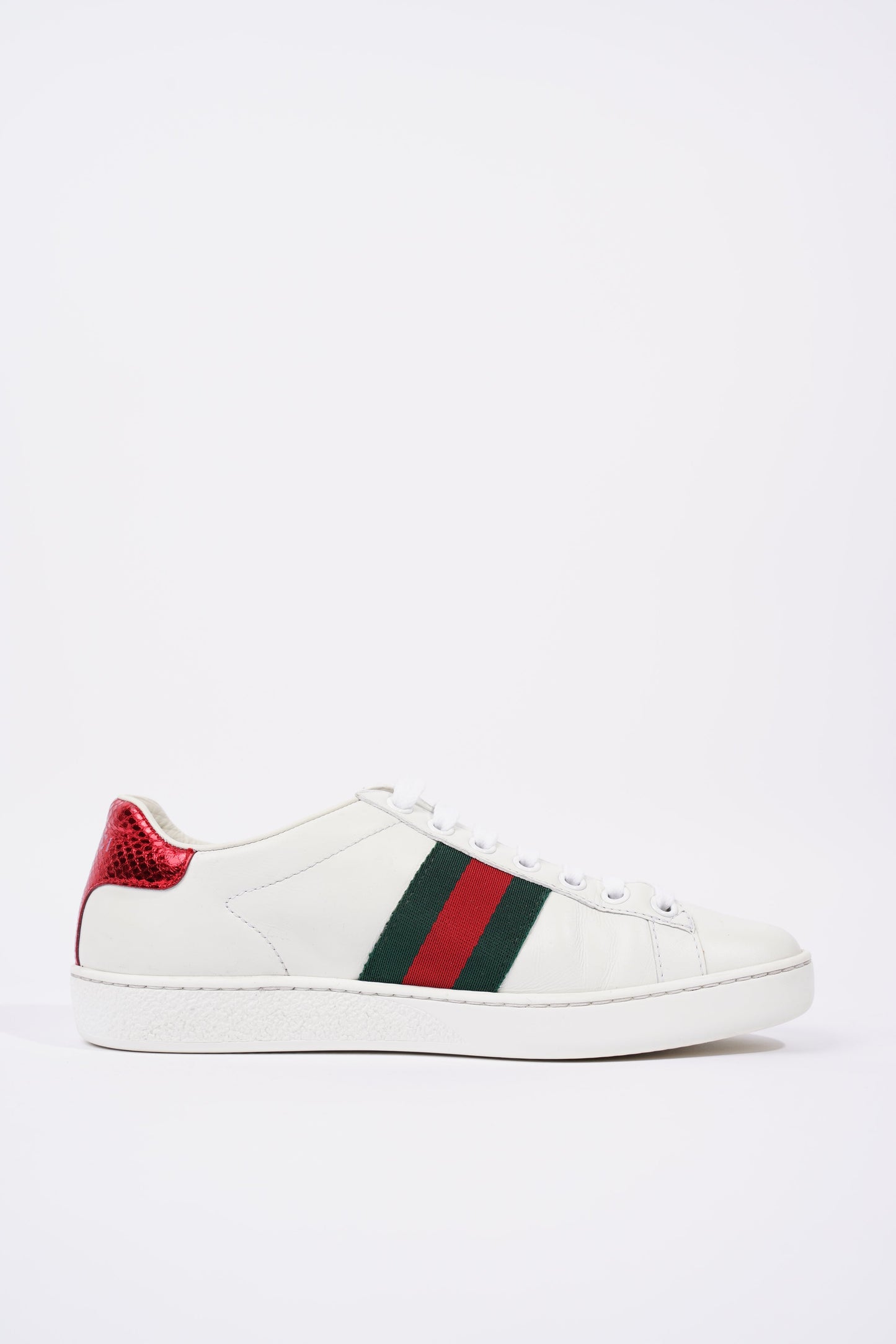 Gucci Womens Ace Bee White / Green / Red EU 35 / UK 2