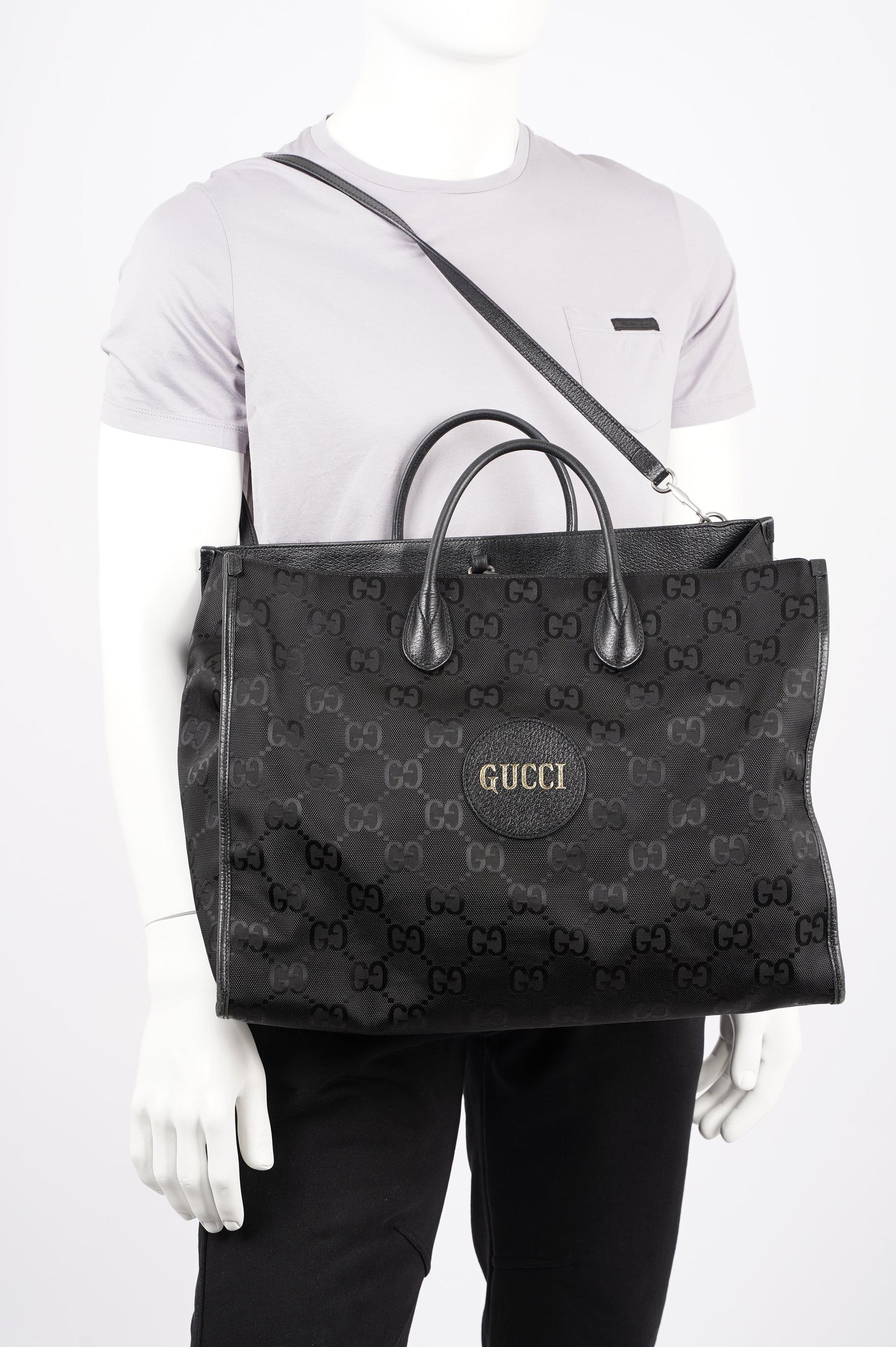 Gucci Mens Off The Grid Tote Bag Black