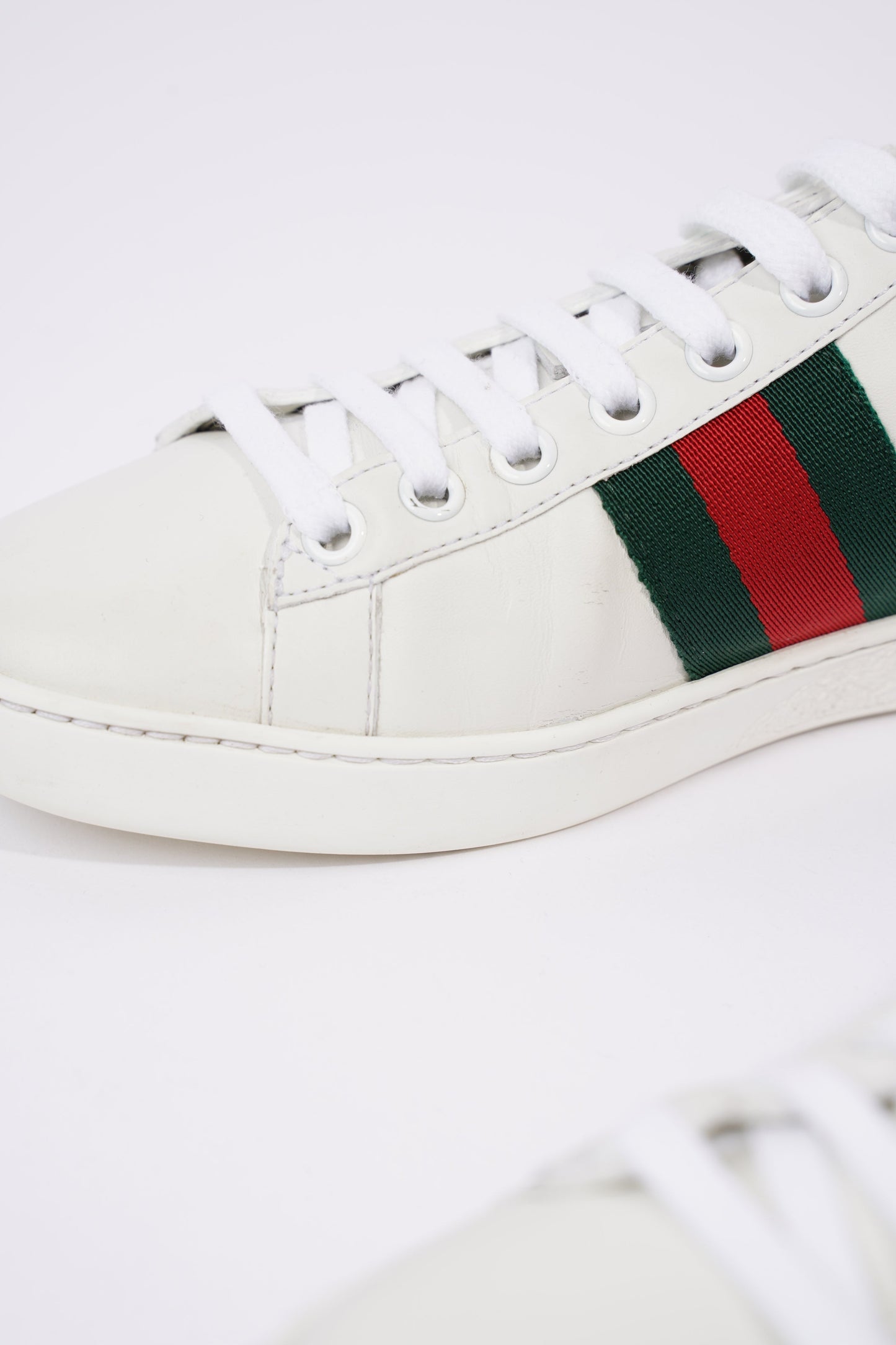 Gucci Womens Ace Bee White / Green / Red EU 35 / UK 2