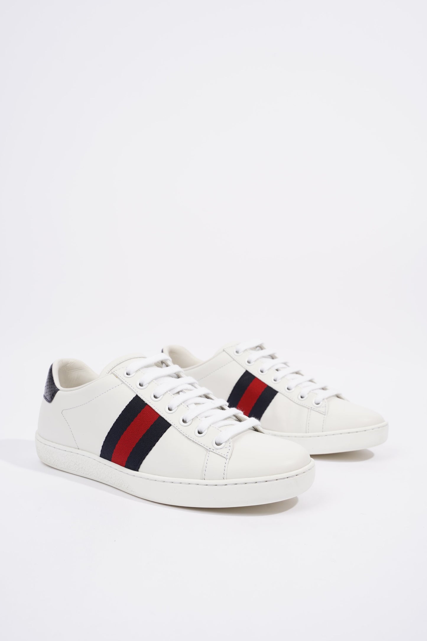 Gucci Womens Ace White / Blue / Red EU 36 / UK 3