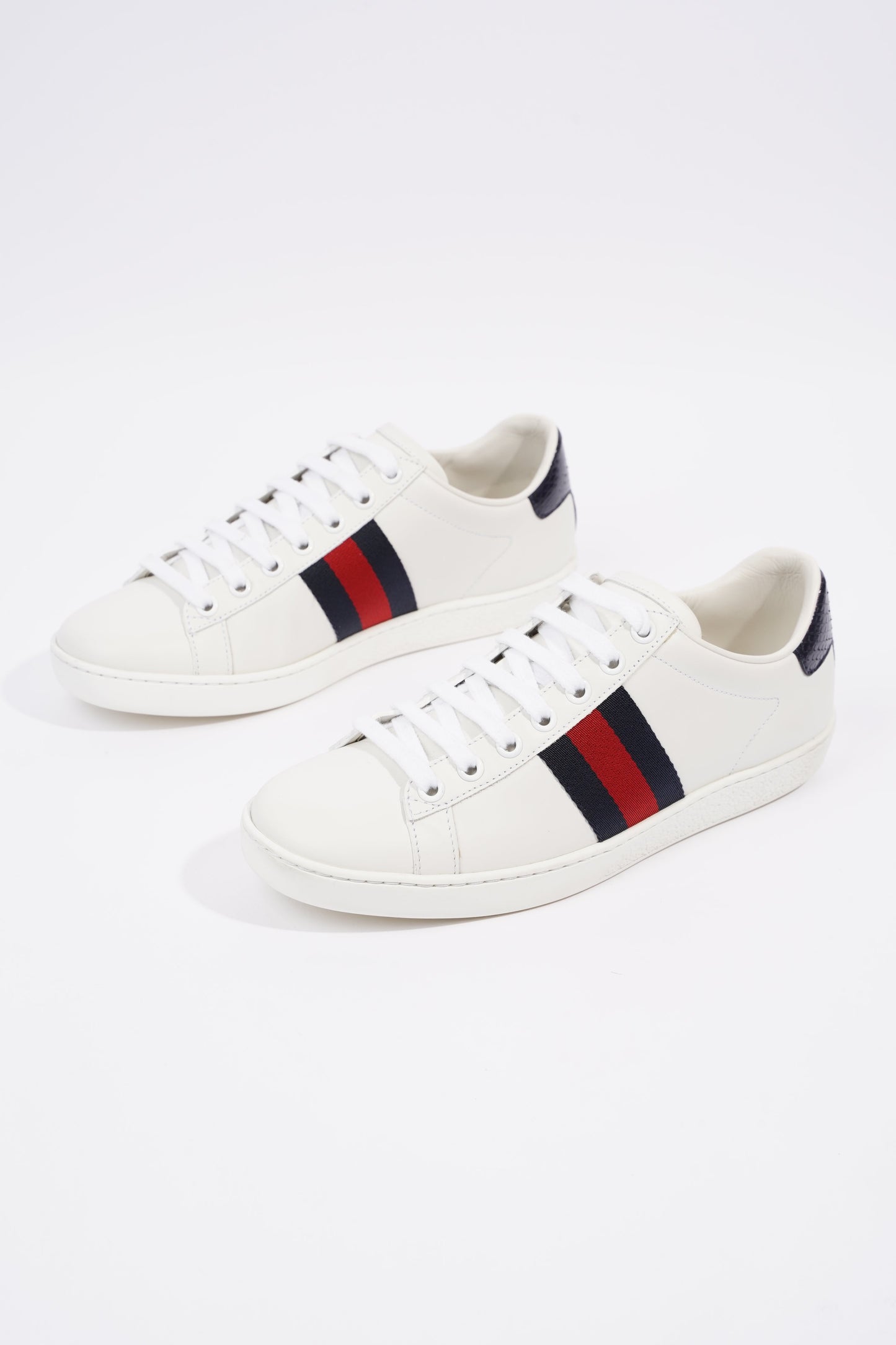 Gucci Womens Ace White / Blue / Red EU 36 / UK 3