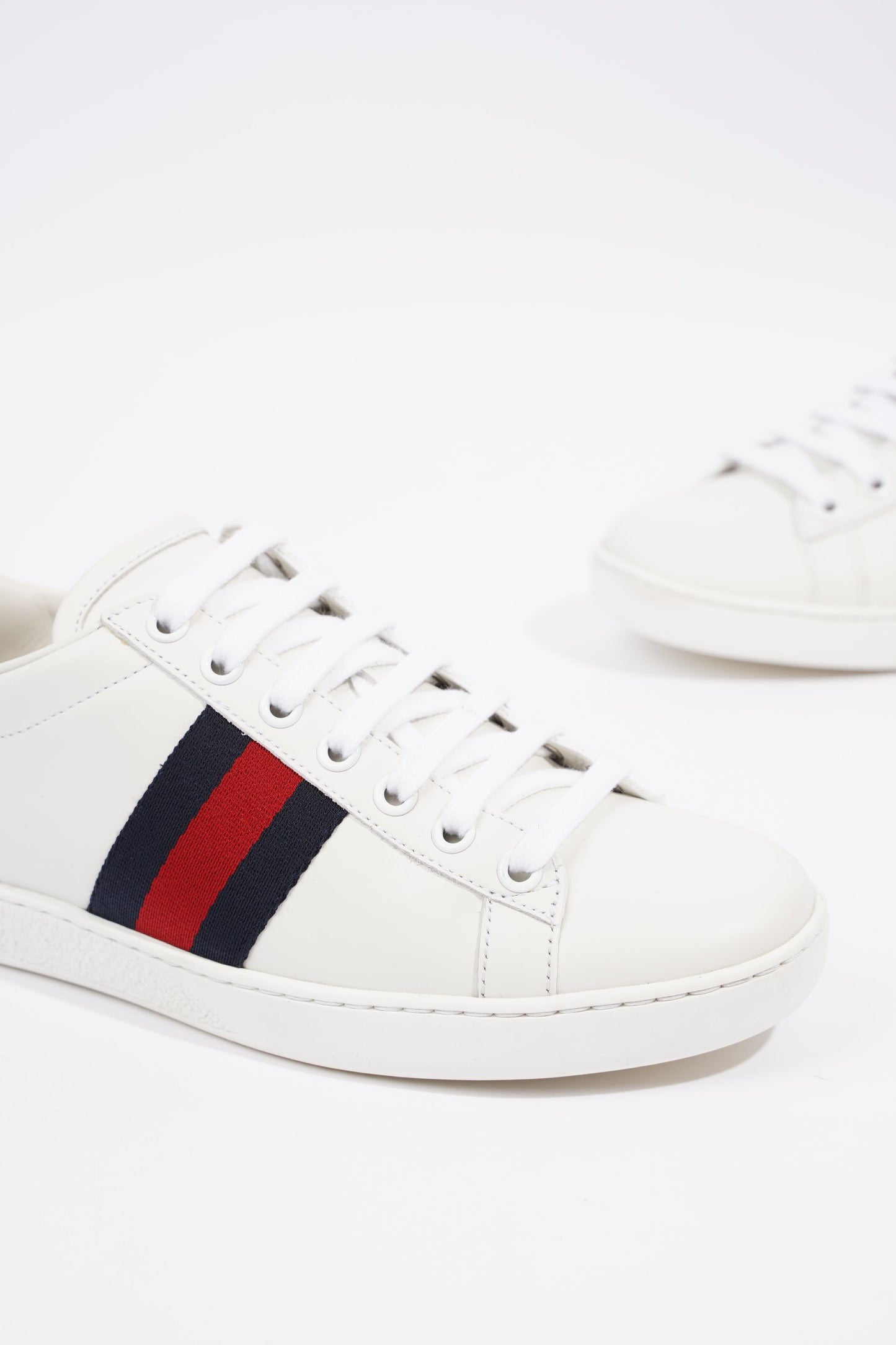 Gucci Womens Ace White / Blue / Red EU 36 / UK 3