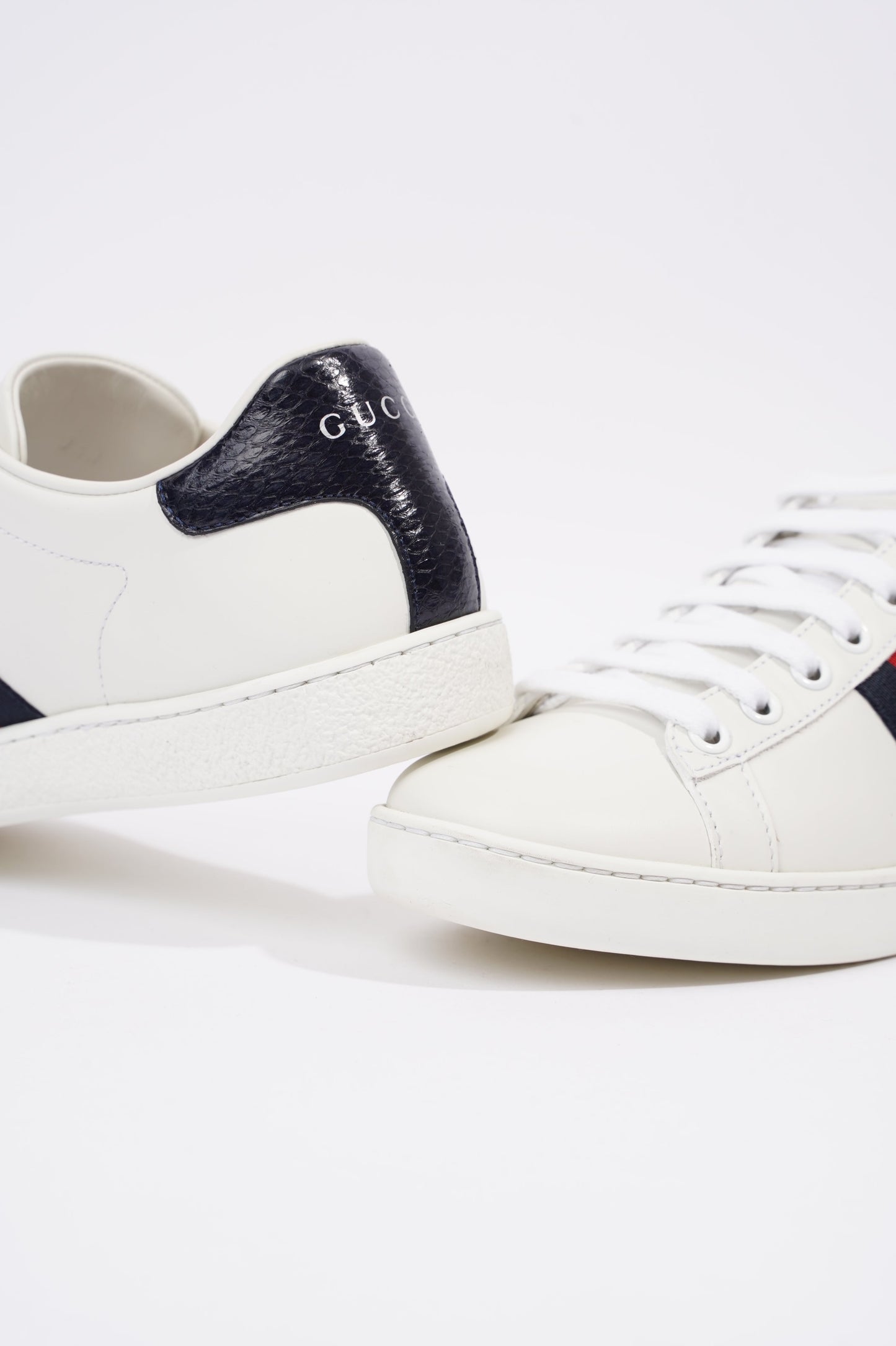 Gucci Womens Ace White / Blue / Red EU 36 / UK 3