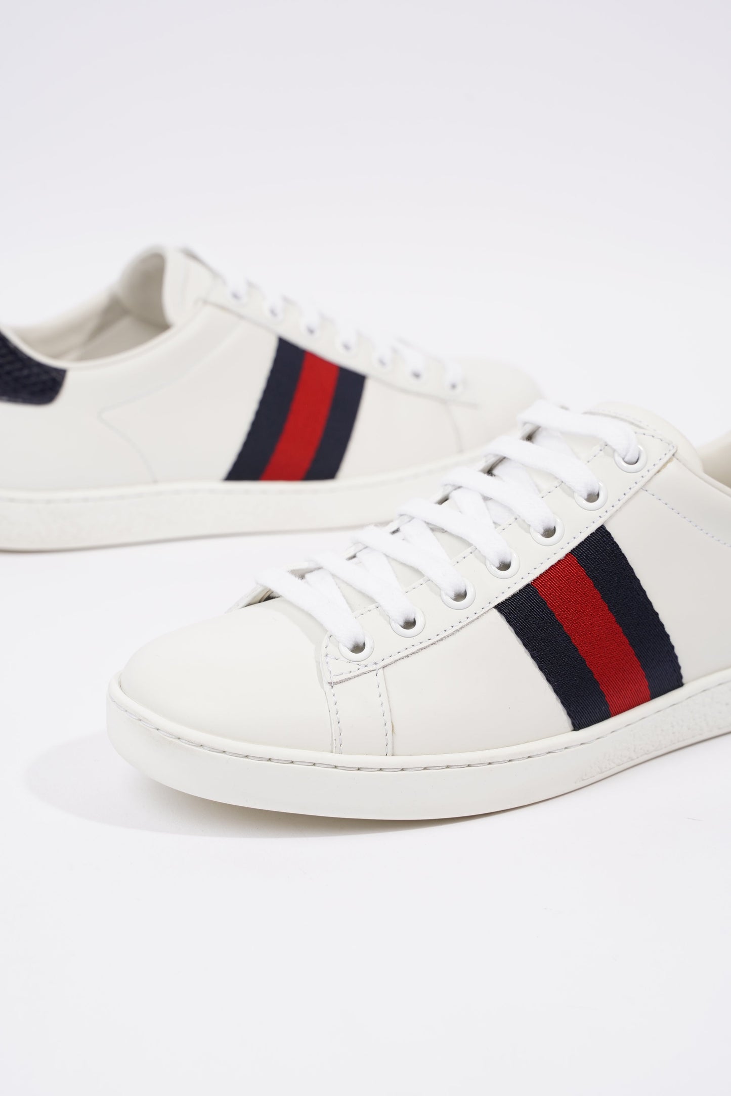 Gucci Womens Ace White / Blue / Red EU 36 / UK 3