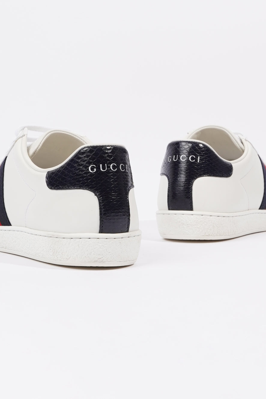 Gucci Womens Ace White / Blue / Red EU 36 / UK 3