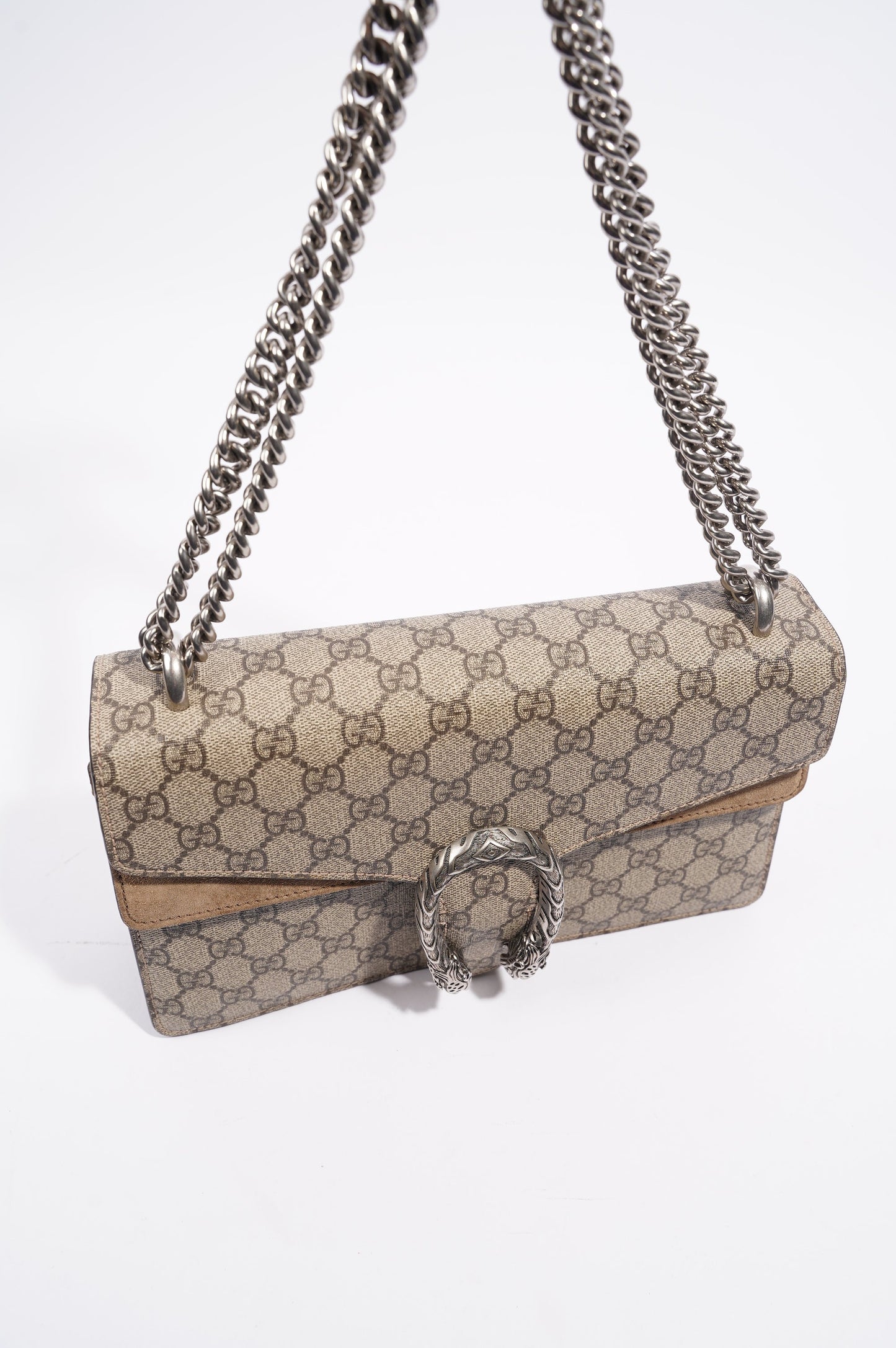 Gucci Womens Dionysus Supreme / Beige Small