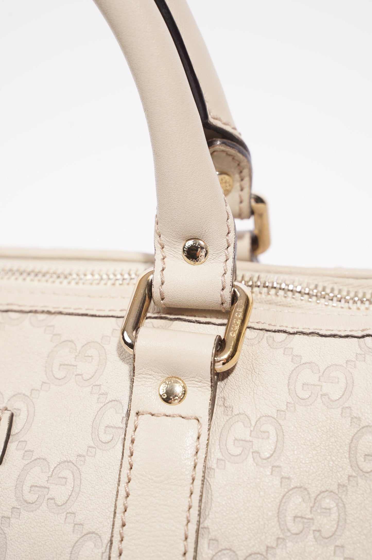 Gucci Womens Joy Boston Bag White