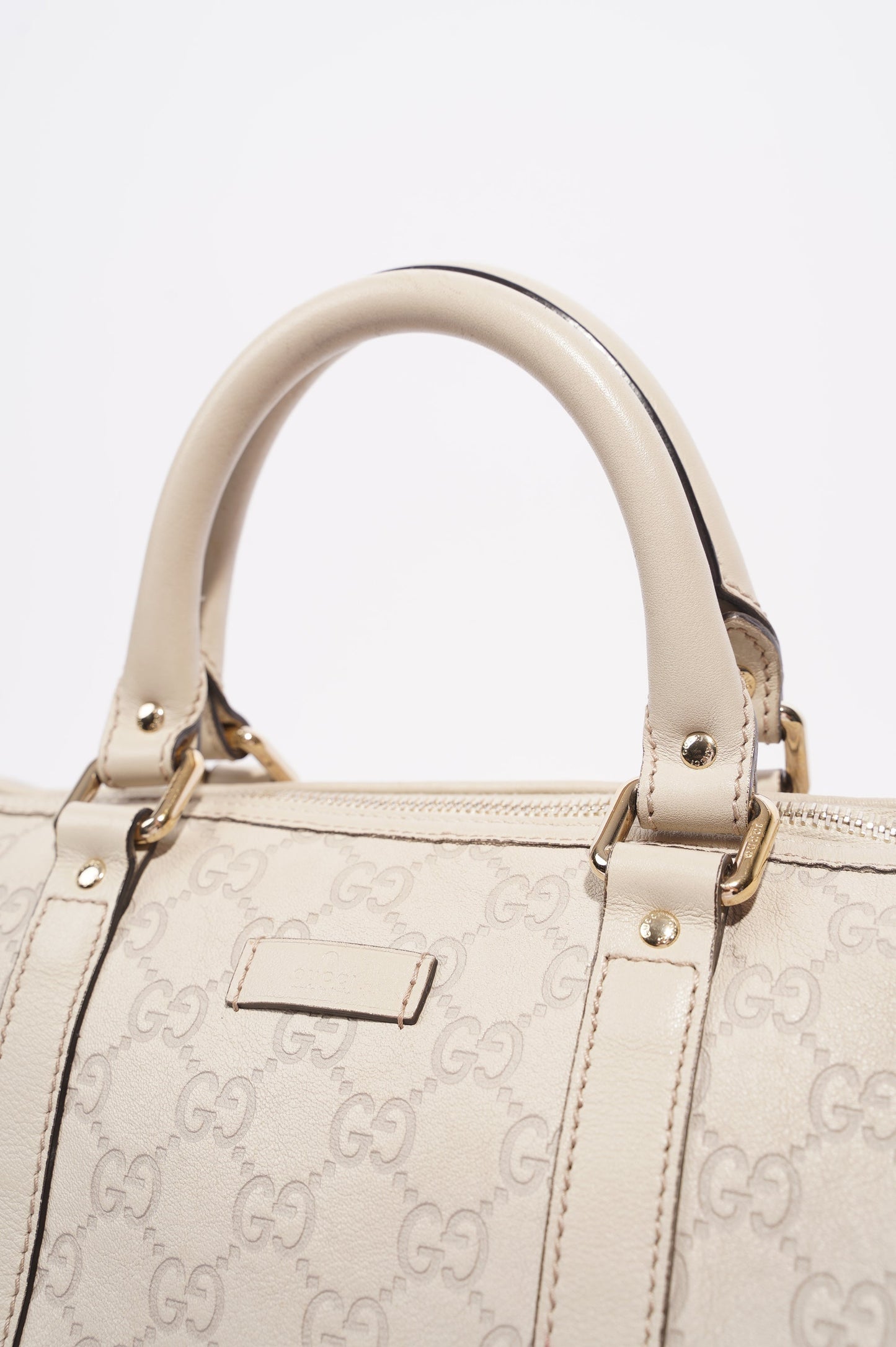 Gucci Womens Joy Boston Bag White