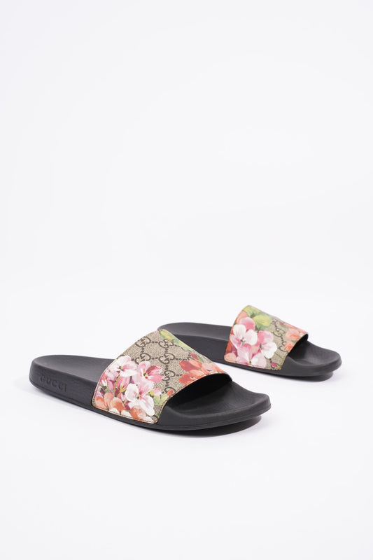 Gucci Womens Bloom Slides Floral EU 38 / UK 5