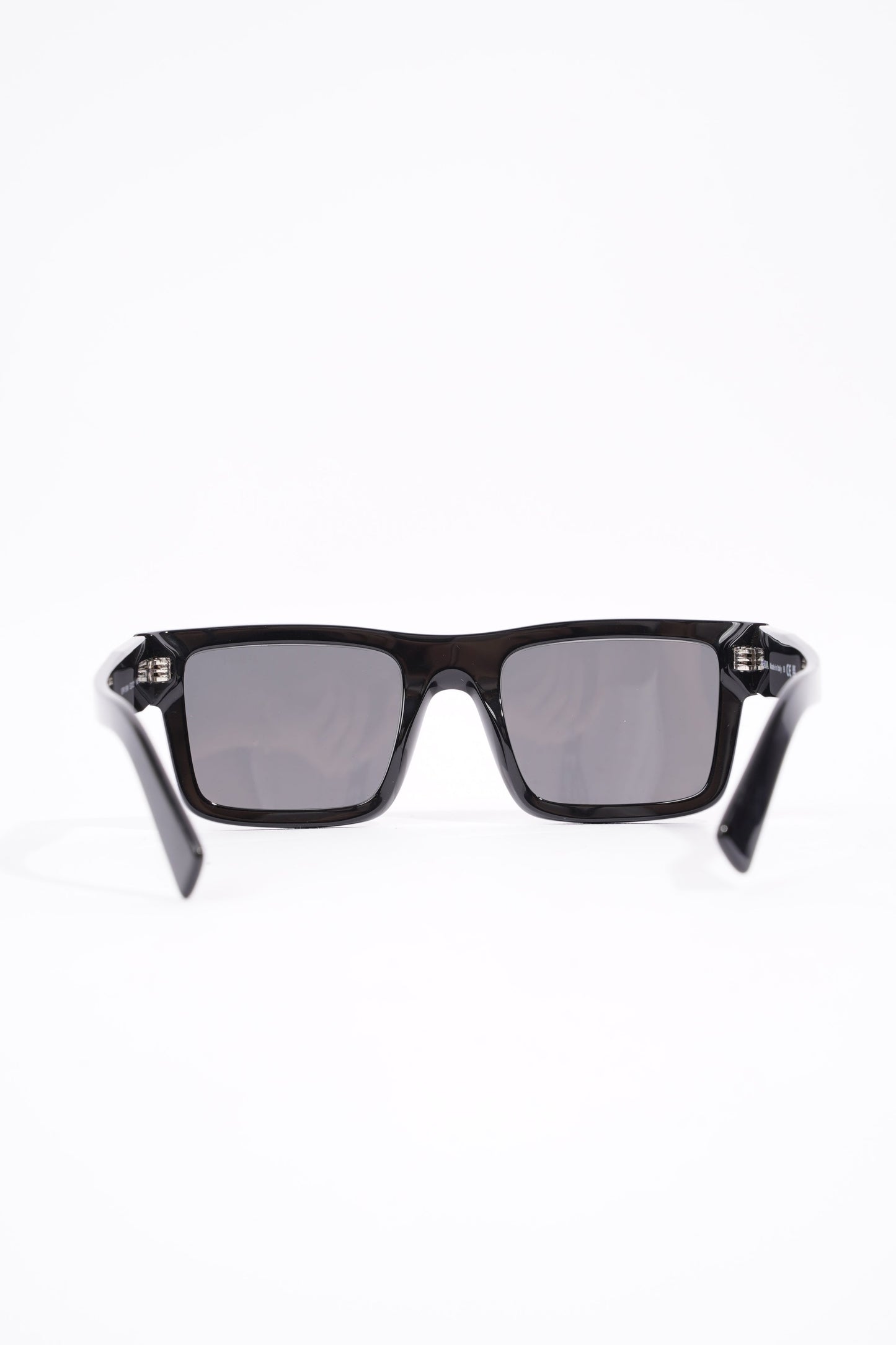 Prada Womens Square Sunglasses Black Acetate 145