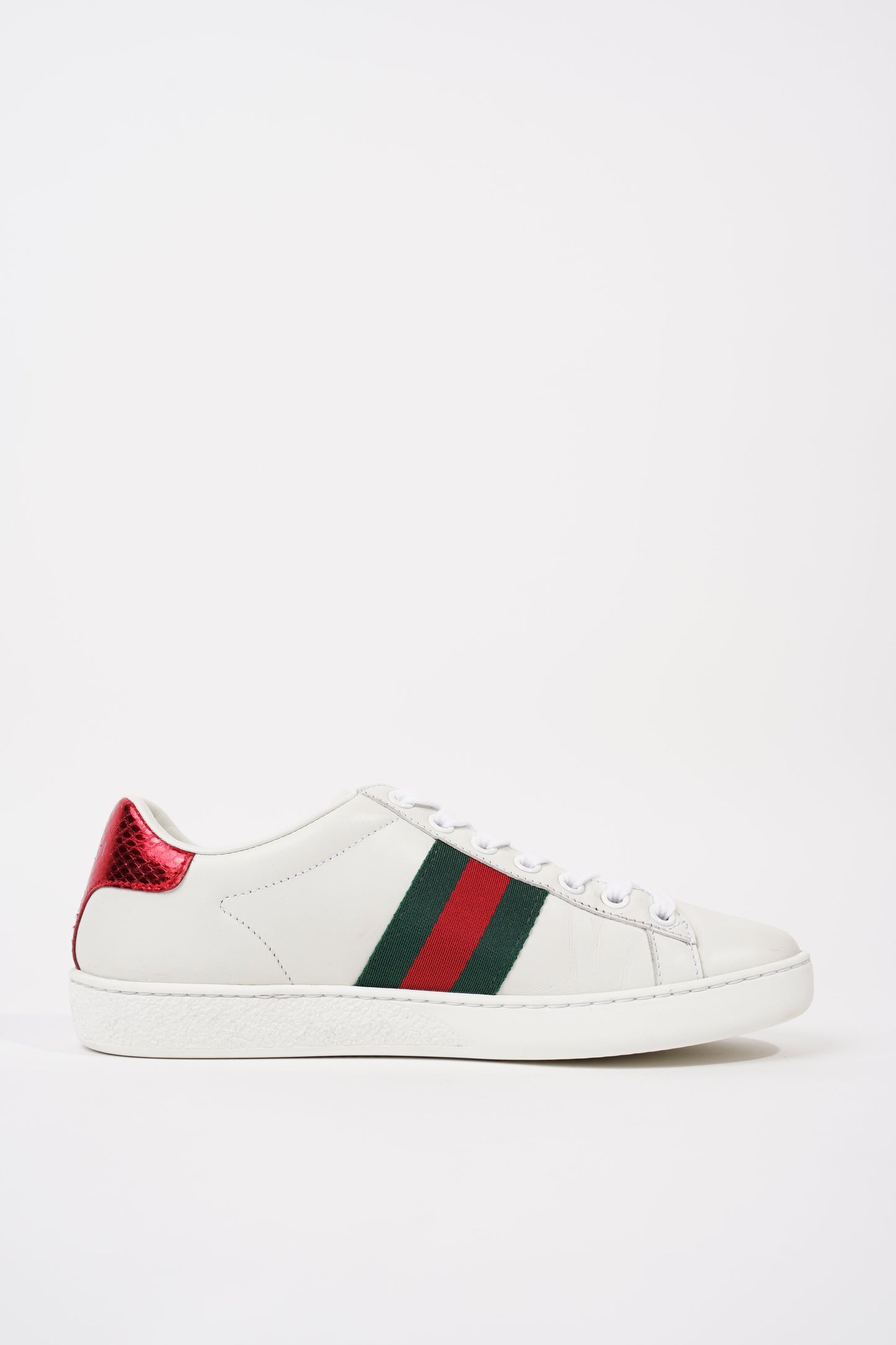 Gucci Womens Ace Bee White / Green / Red EU 35 / UK 2