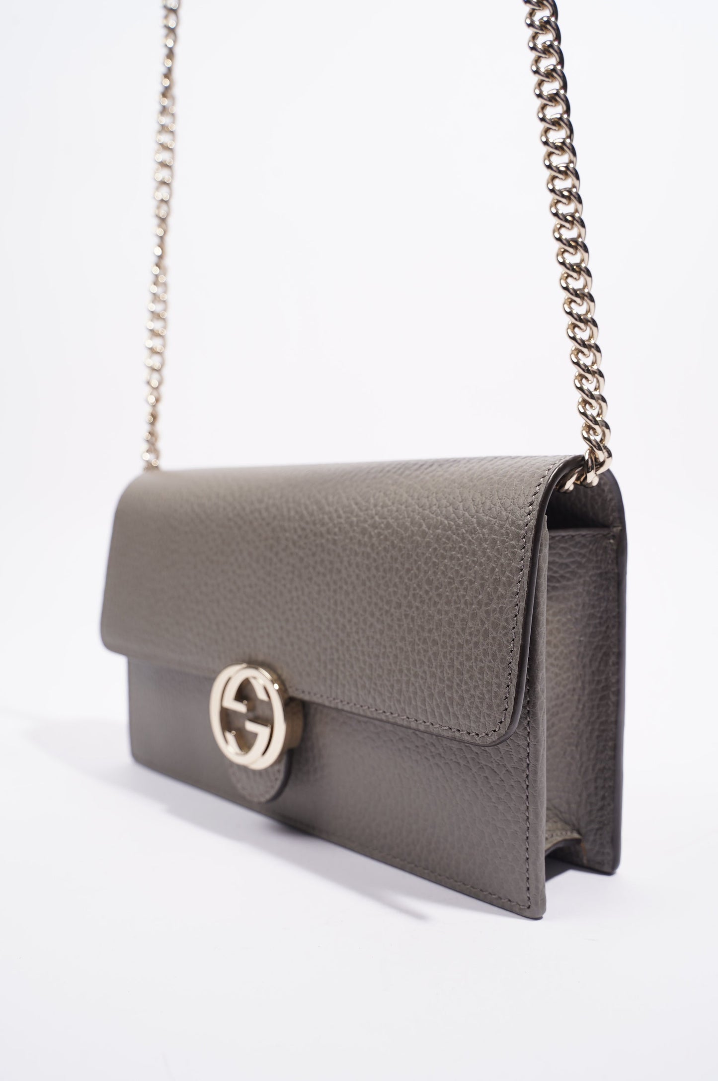 Gucci Womens Interlocking WOC Grey OS