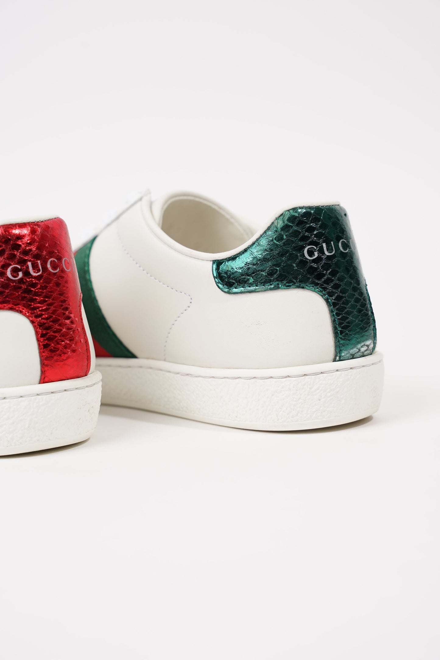 Gucci Womens Ace Bee White / Green / Red EU 35 / UK 2