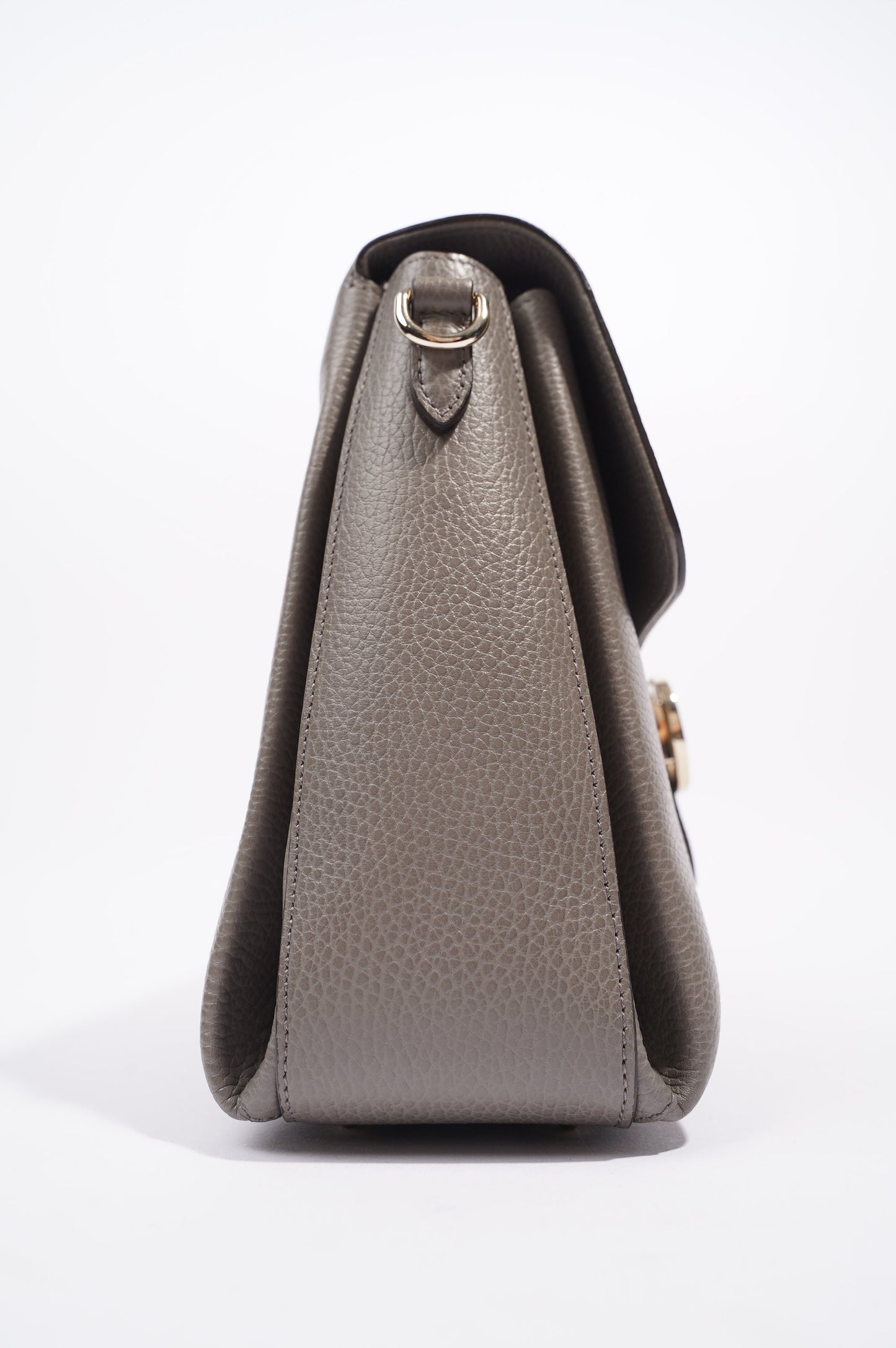 Gucci Womens Interlocking Bag Grey Medium