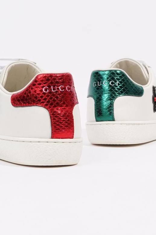 Gucci Womens Ace Arrow Sneaker White / Green / Red EU 36 / UK 3