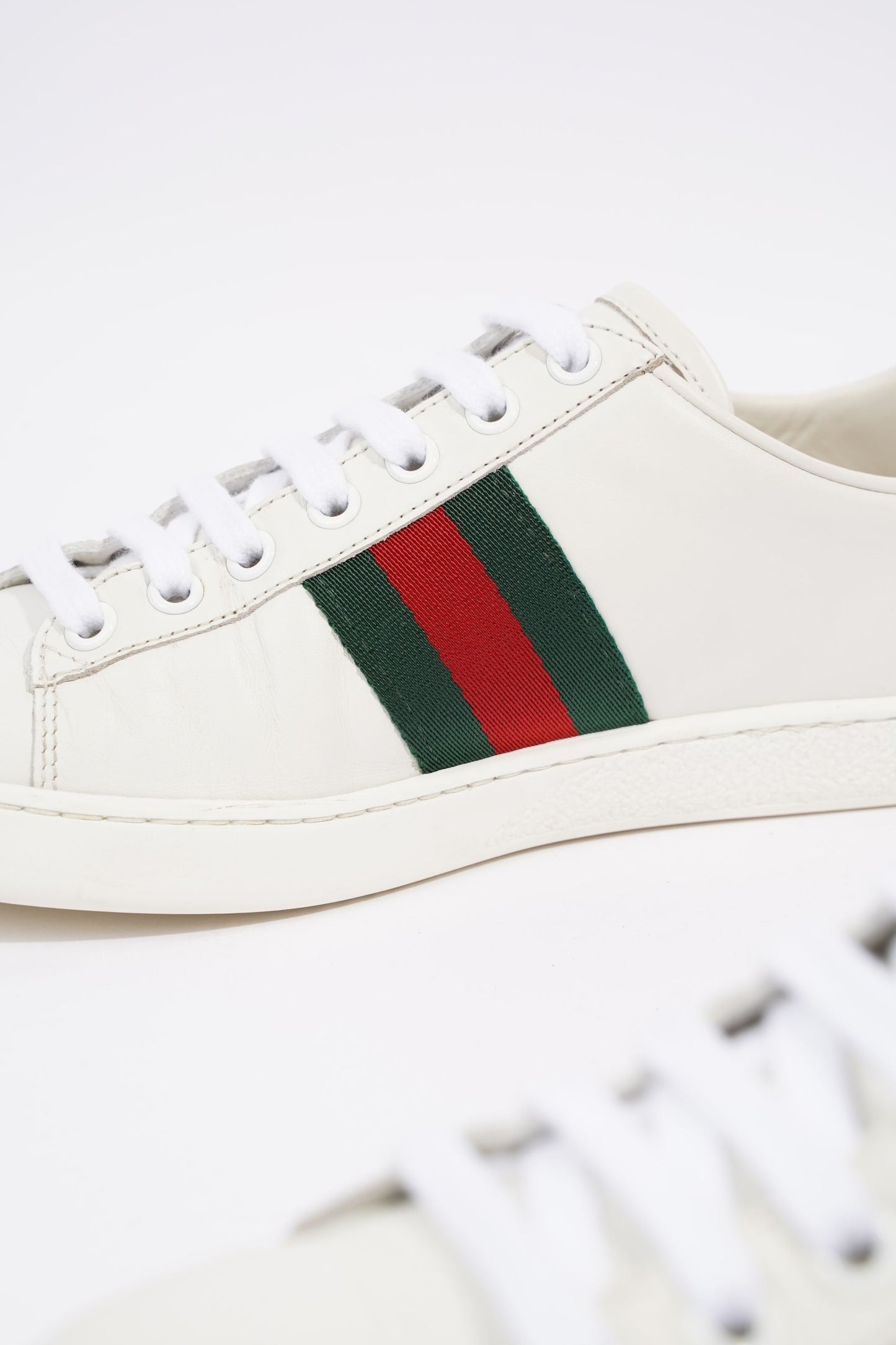 Gucci Womens Ace Arrow Sneaker White / Green / Red EU 36 / UK 3