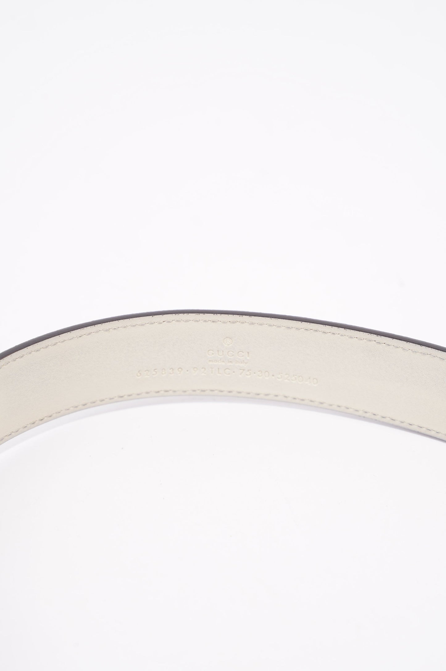 Gucci Womens Marmont Belt White / Supreme 75cm - 30"