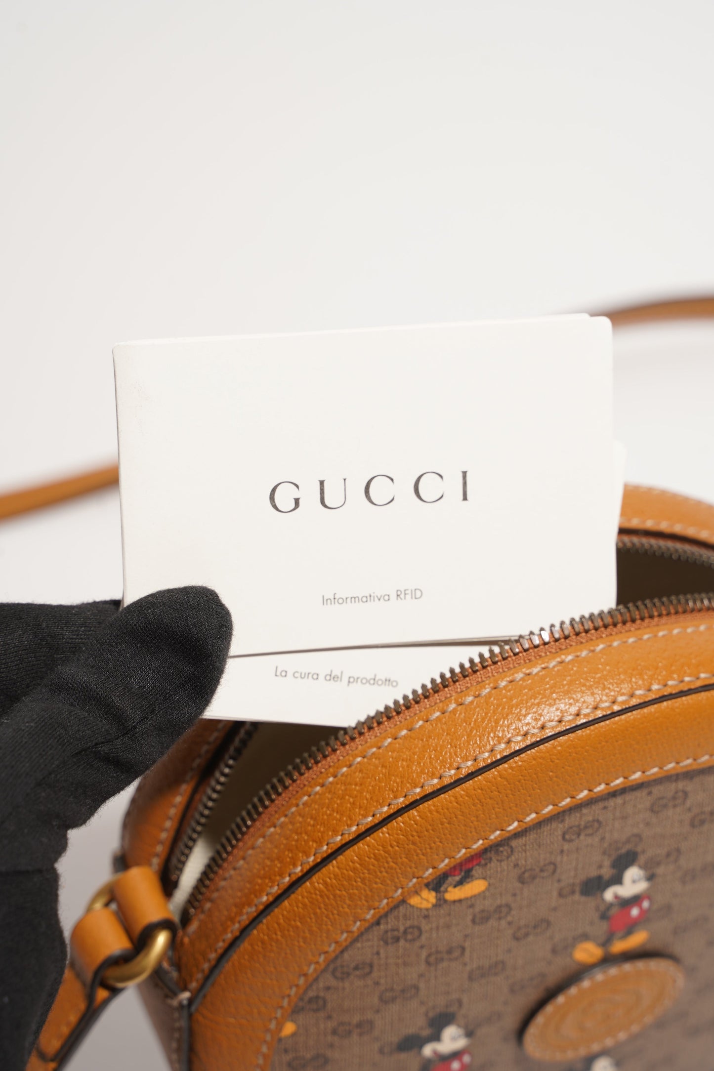 Gucci Womens Disney Round Bag