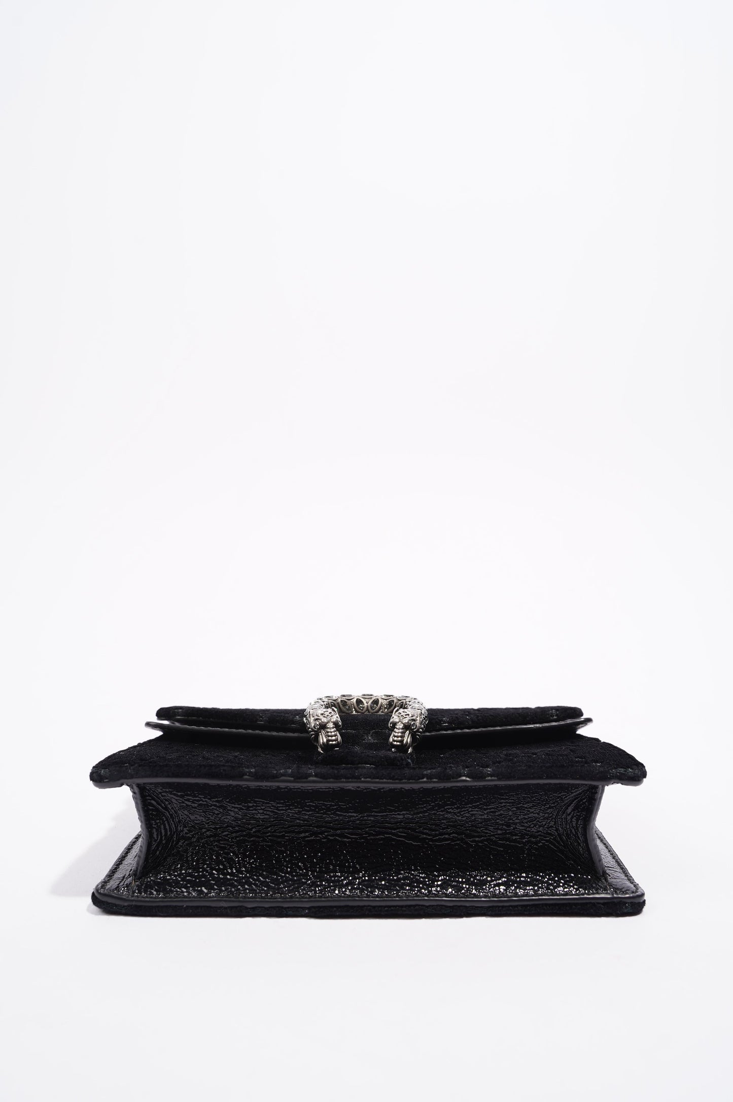 Gucci Womens Dionysus Black Velvet Super Mini