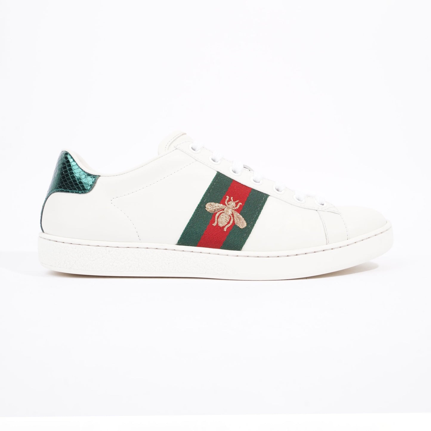 Gucci Womens Ace Bee White / Green / Red EU 37 / UK 4