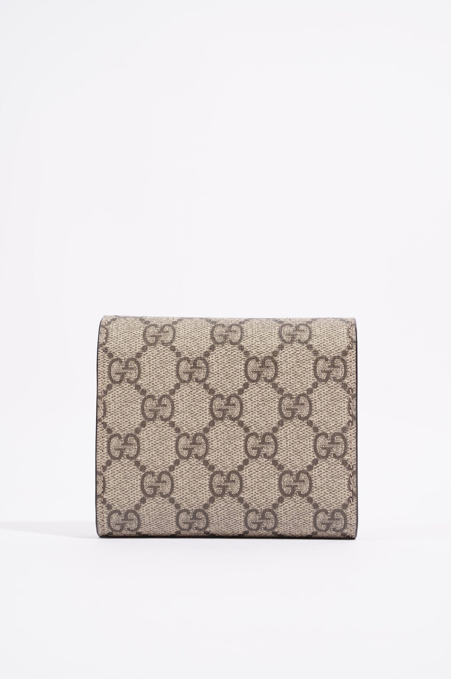 Gucci Womens Dionysus Bi Fold Wallet Brown Canvas