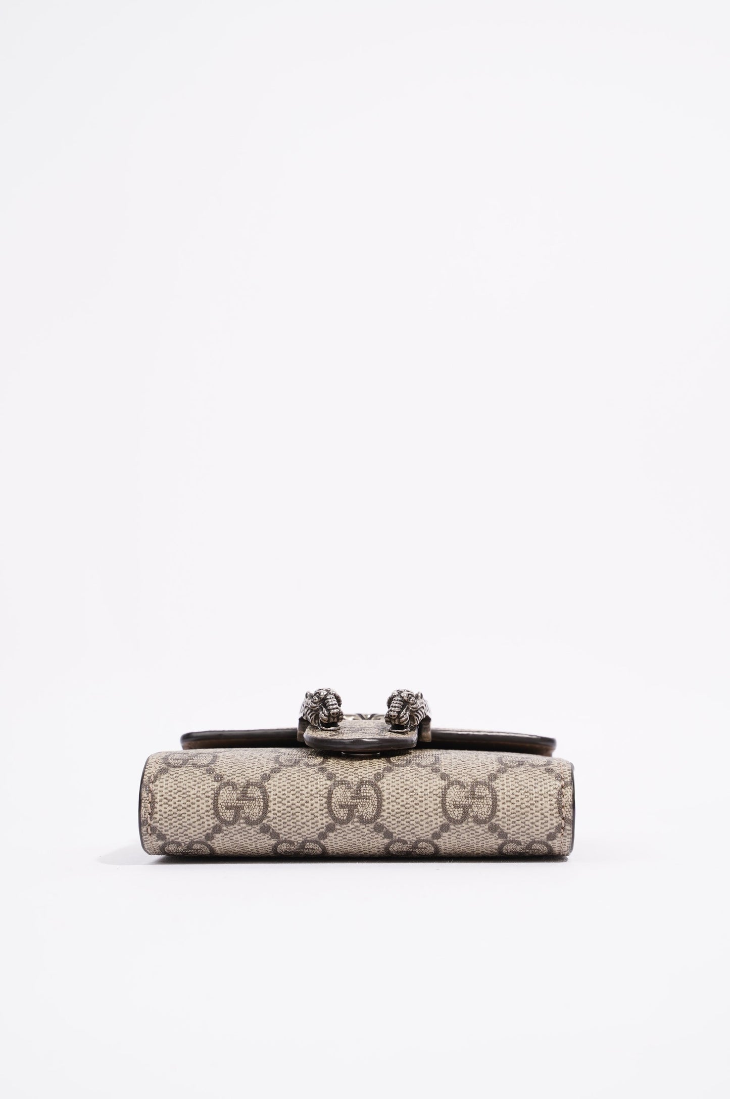 Gucci Womens Dionysus Bi Fold Wallet Brown Canvas