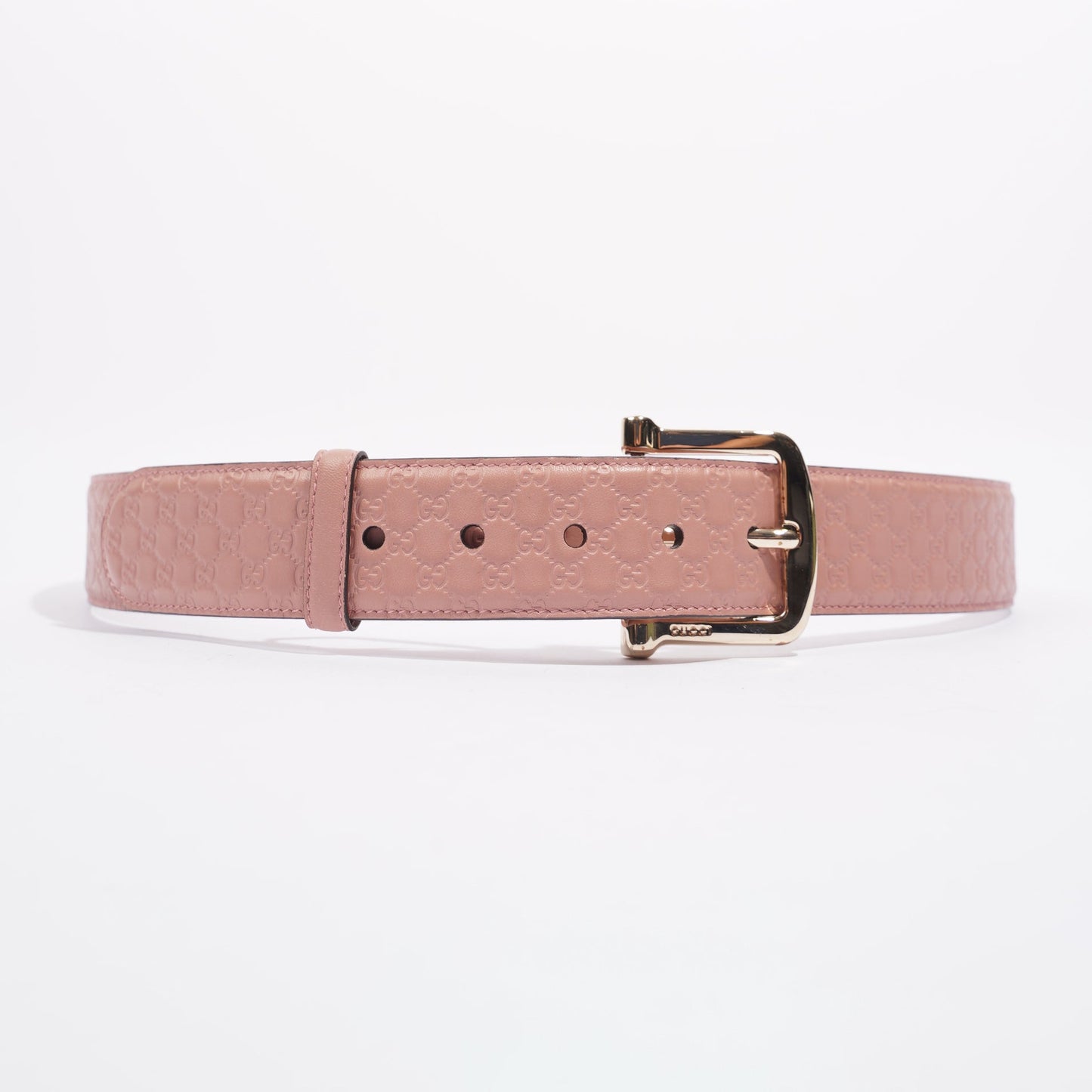 Gucci Womens GG Belt Pink 95cm - 38"