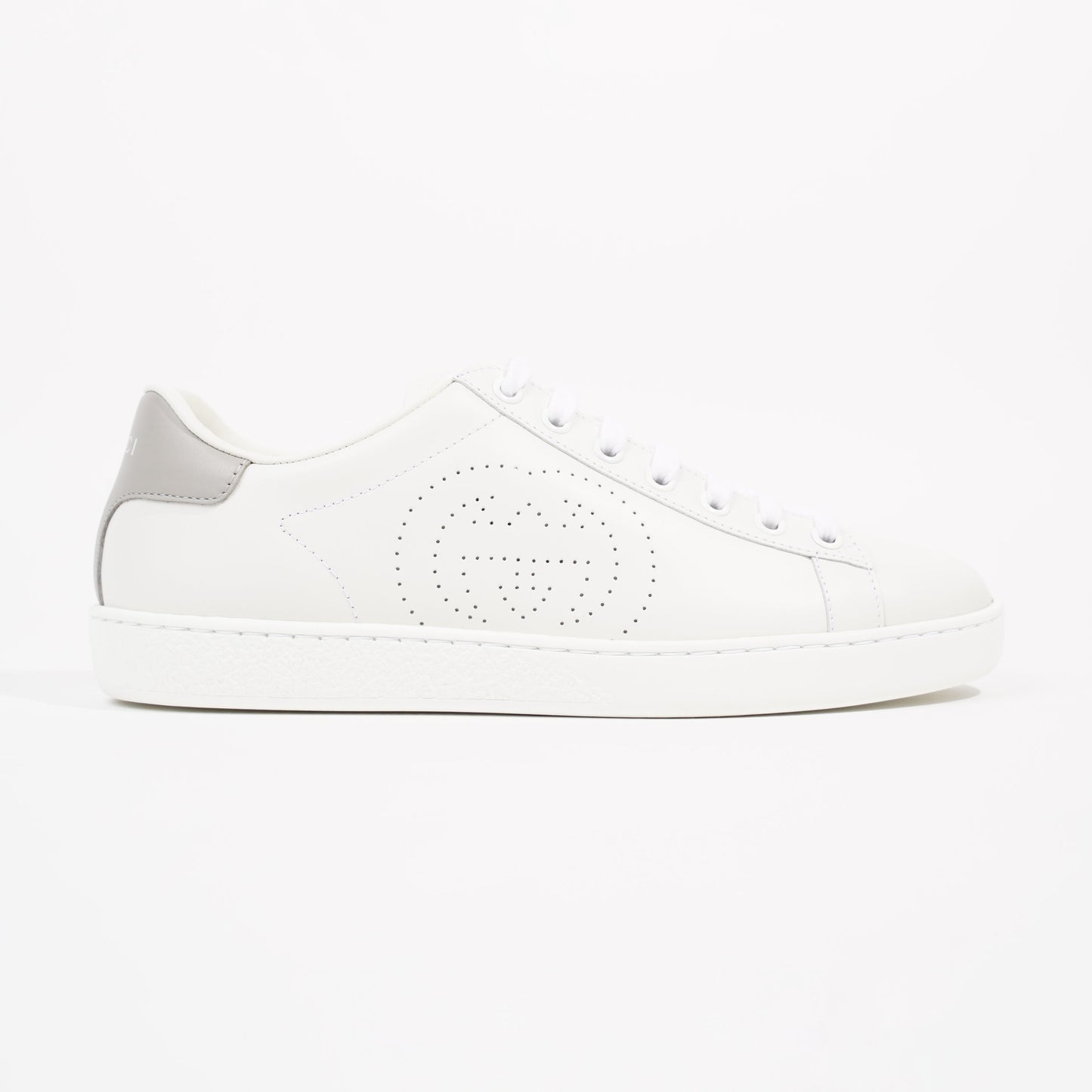 Gucci Womens Ace Interlocking GG White EU 37.5 / UK 4.5