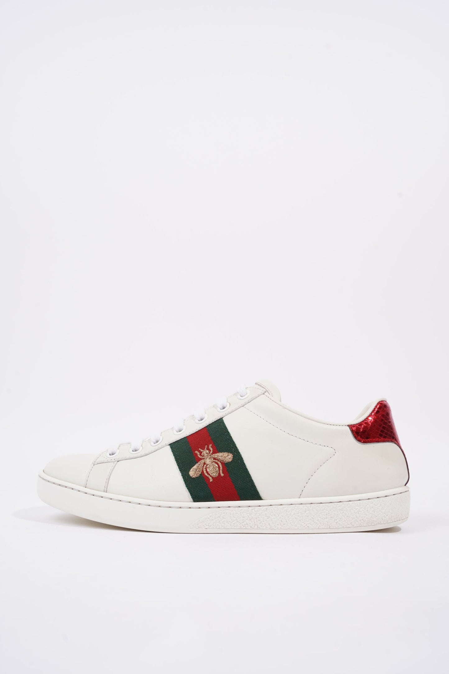 Gucci Womens Ace Bee White / Green / Red EU 37 / UK 4