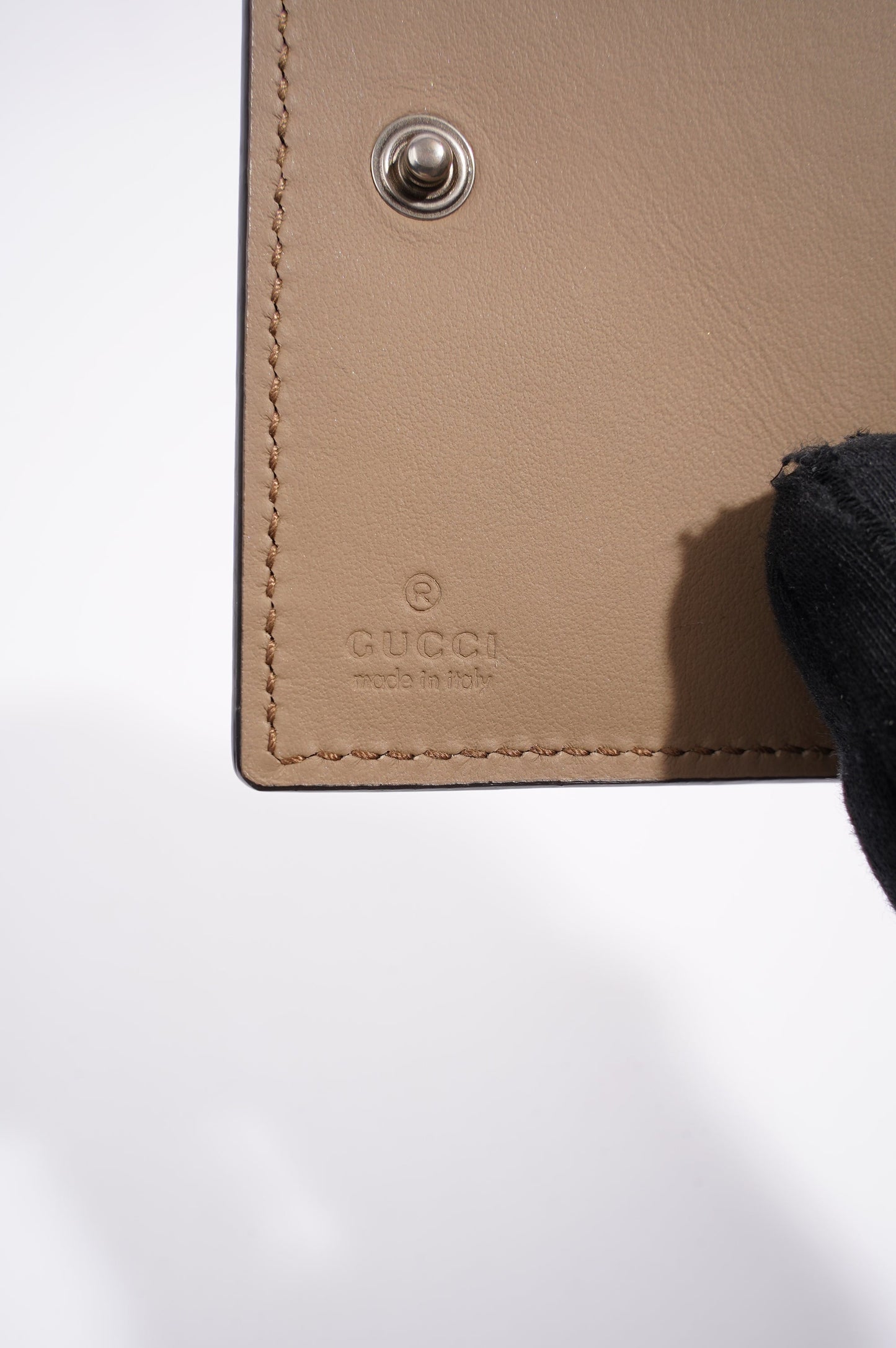 Gucci Womens Dionysus Bi Fold Wallet Brown Canvas