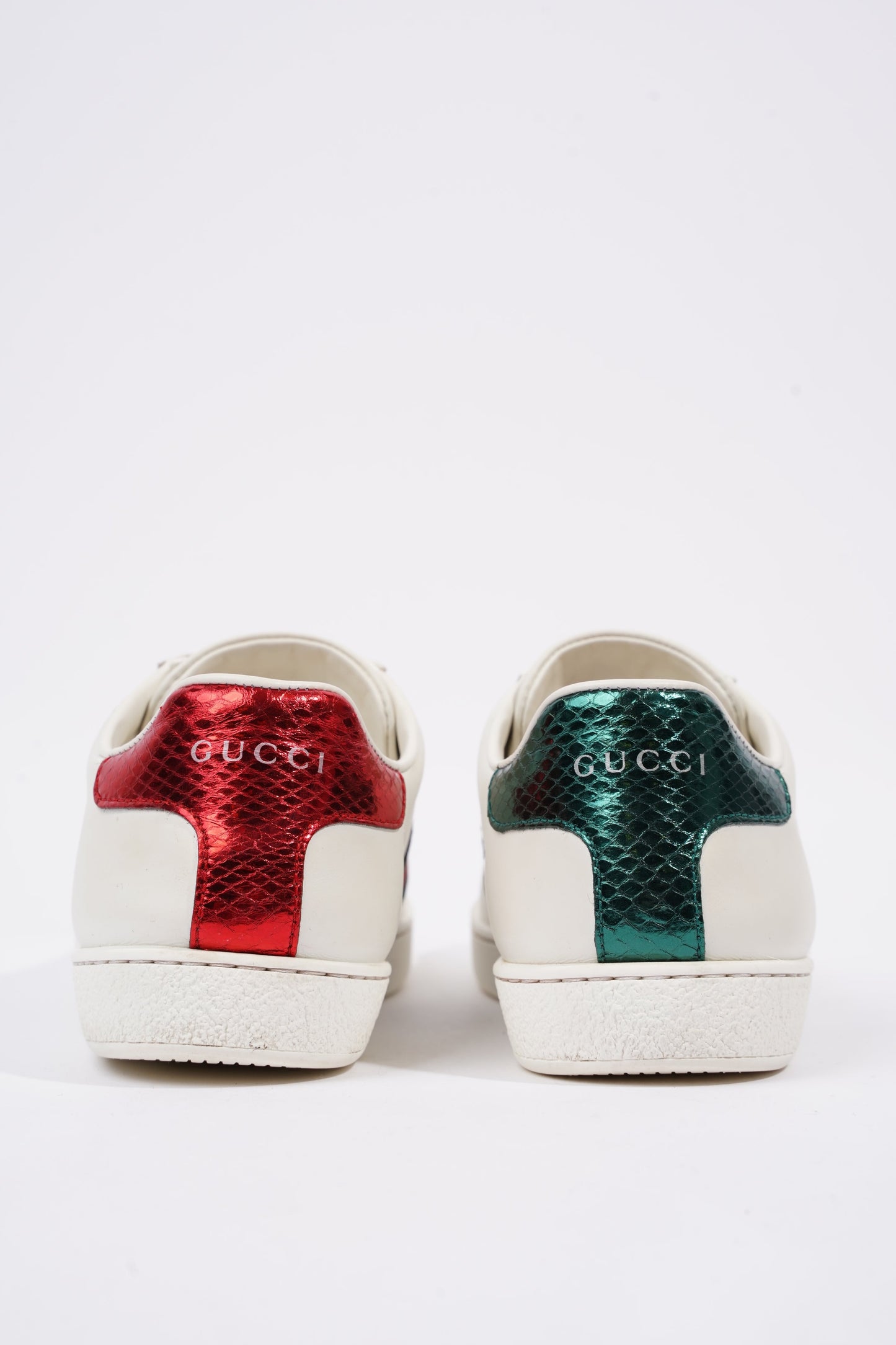 Gucci Womens Ace Bee White / Green / Red EU 37 / UK 4