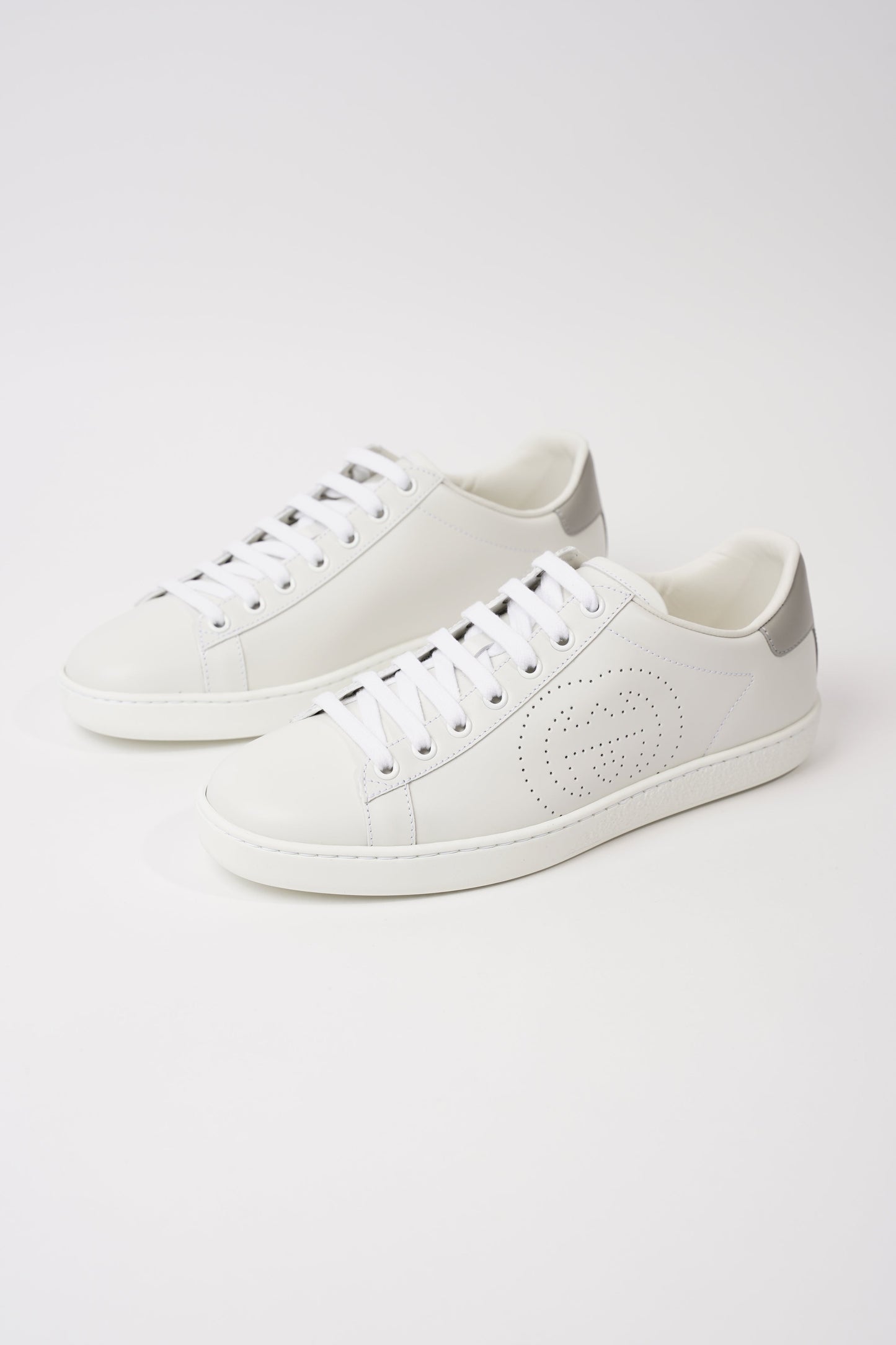 Gucci Womens Ace Interlocking GG White EU 37.5 / UK 4.5