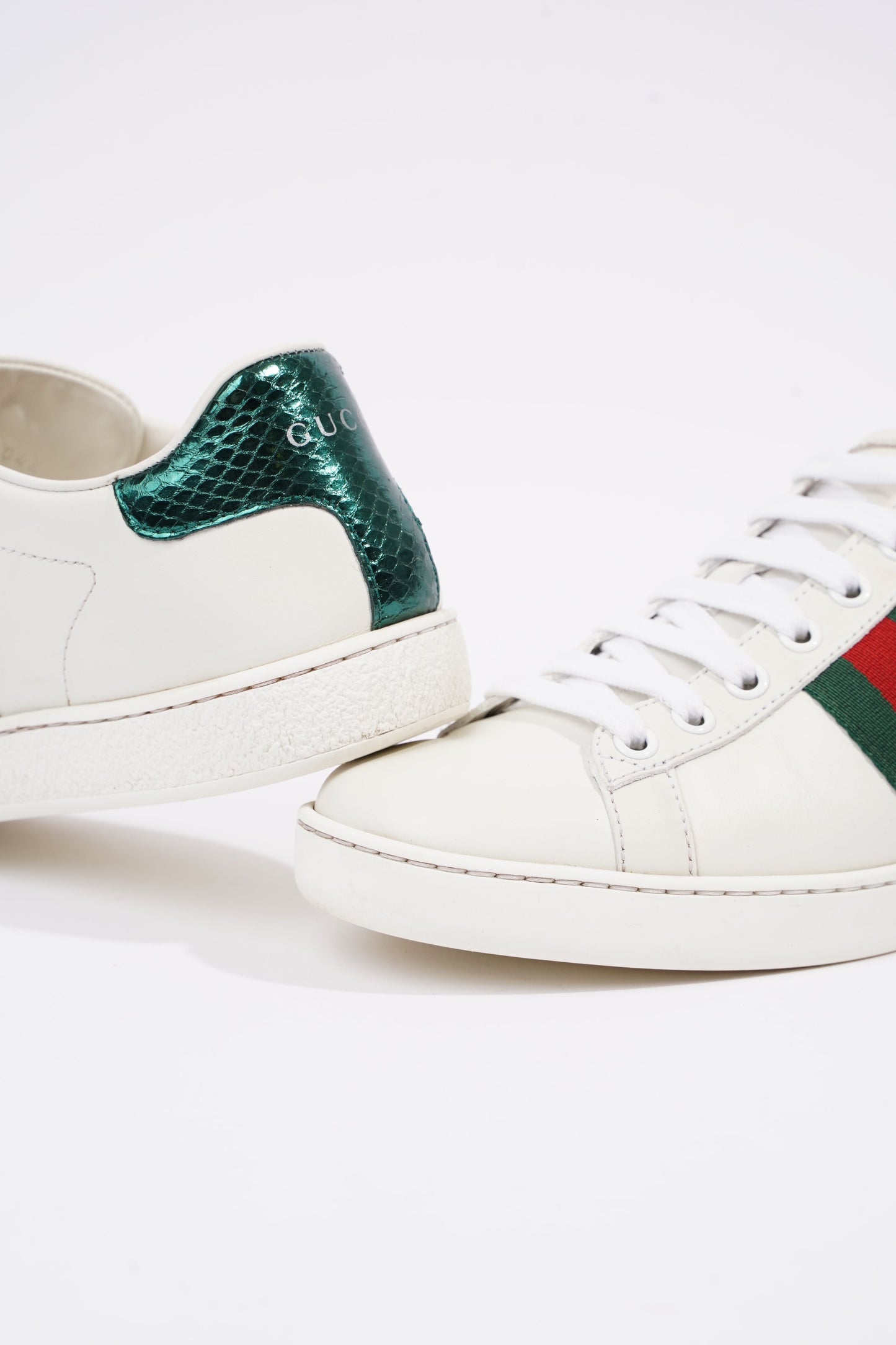 Gucci Womens Ace Bee White / Green / Red EU 37 / UK 4