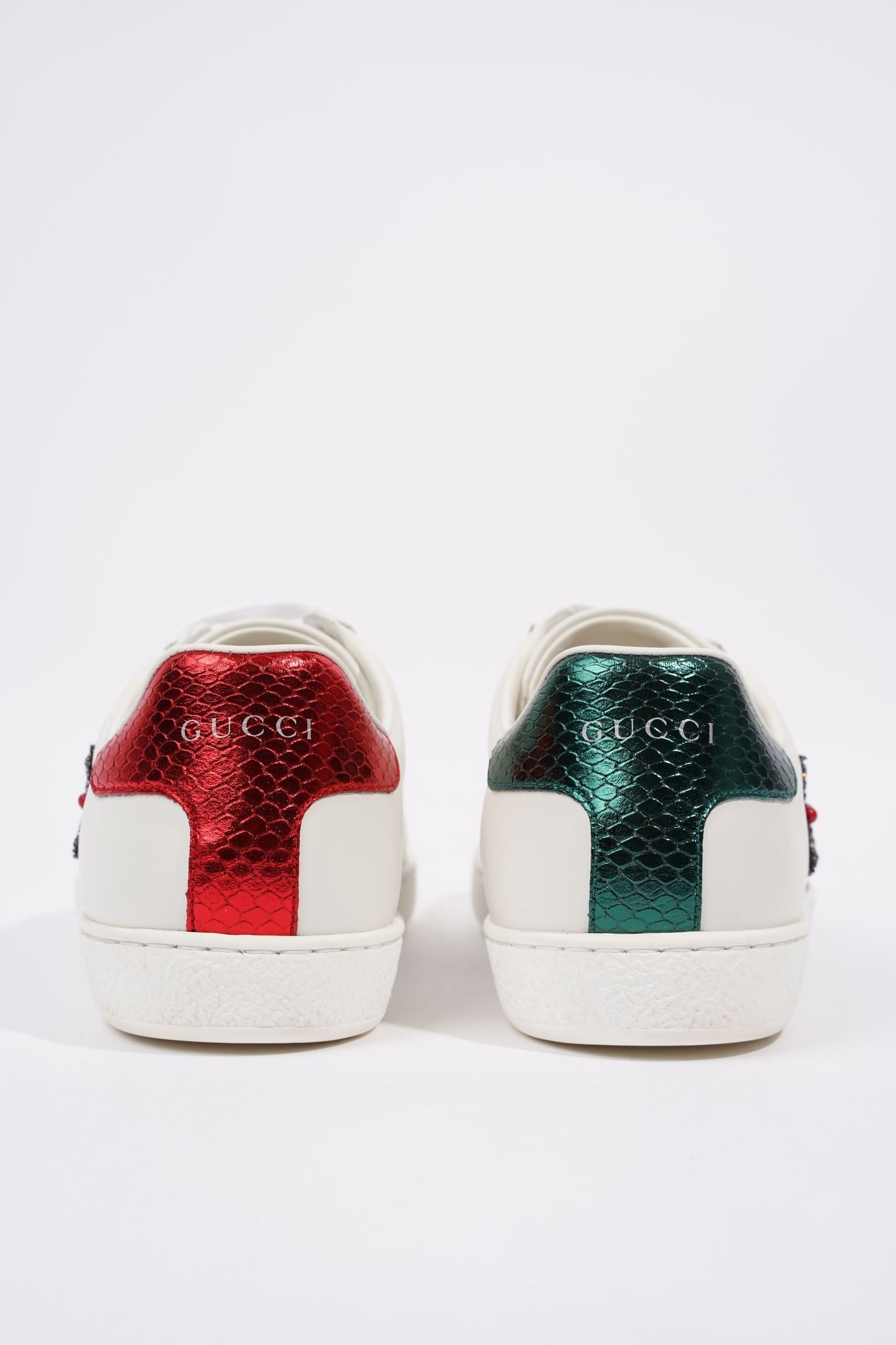 Gucci Womens Ace Arrow Sneaker White / Green / Red EU 39 / UK 6