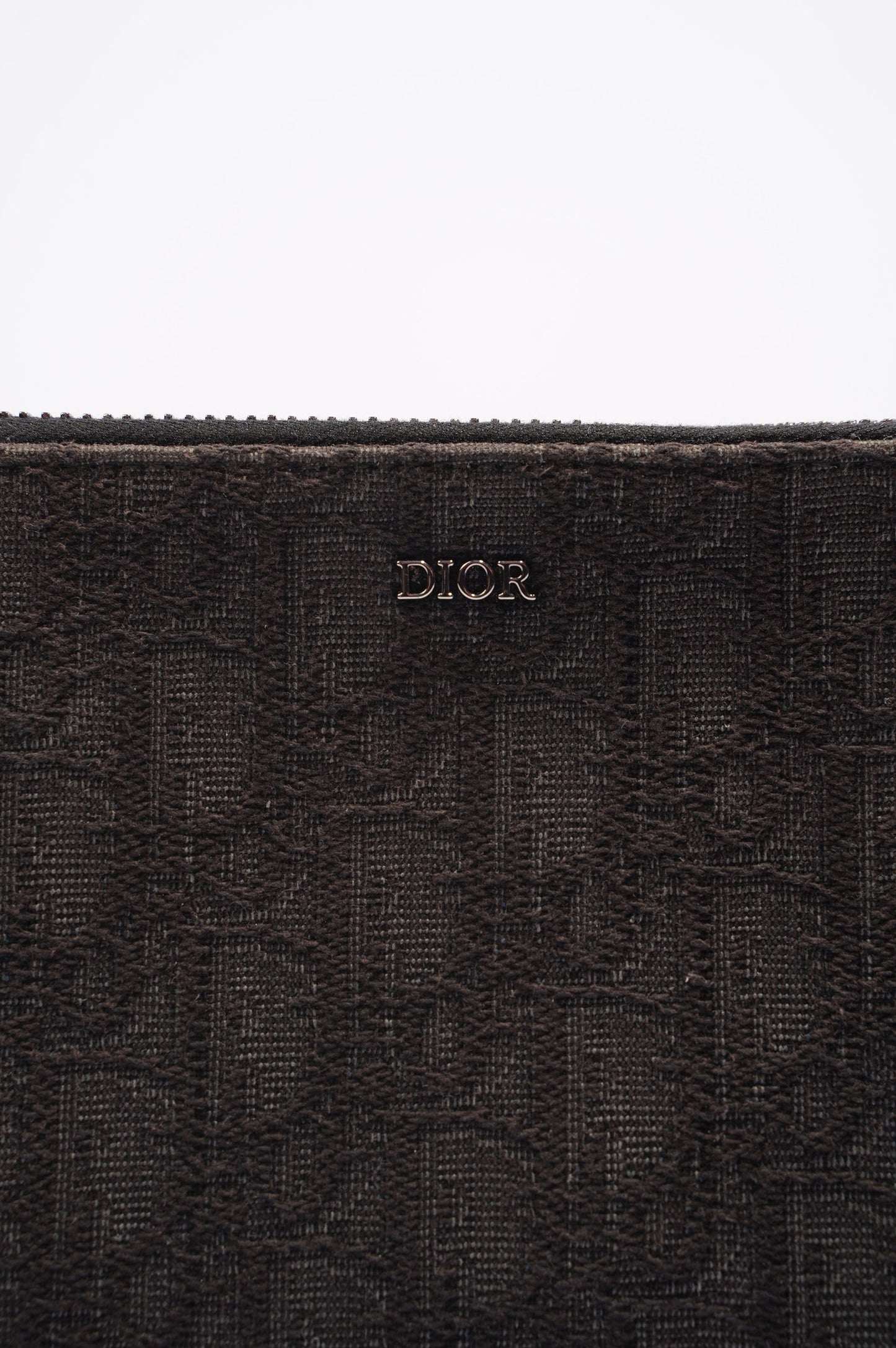 Christian Dior Mens Oblique Wallet on Strap Monogram Canvas