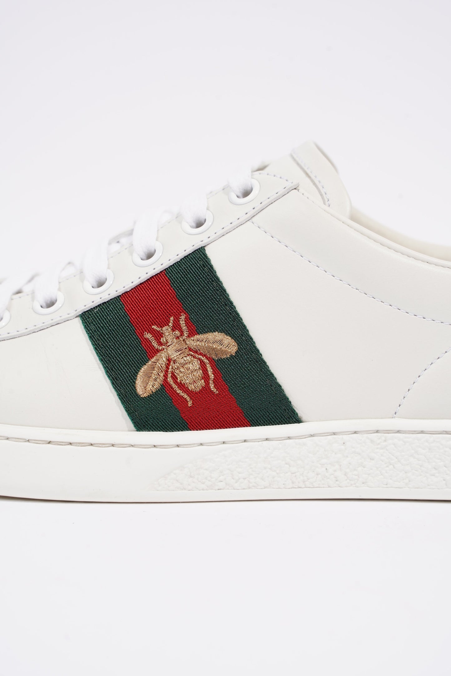 Gucci Womens Ace Bee White / Red / Green EU 36 / UK 3