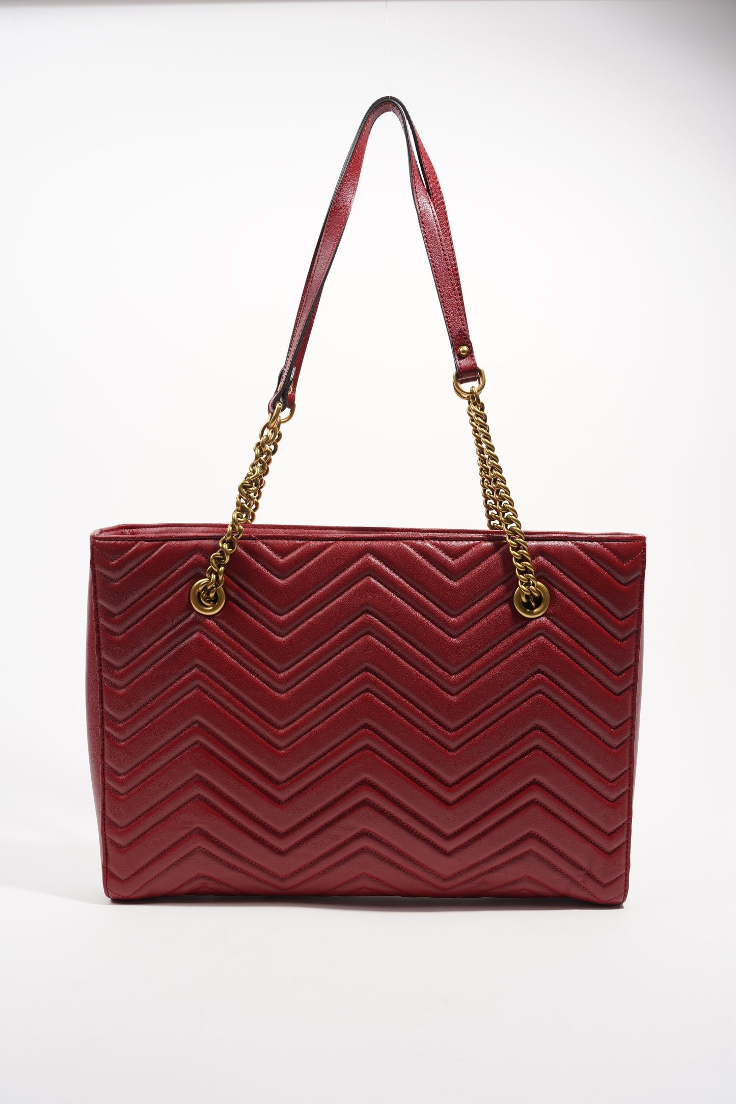 Gucci Womens Marmont Tote Red Medium