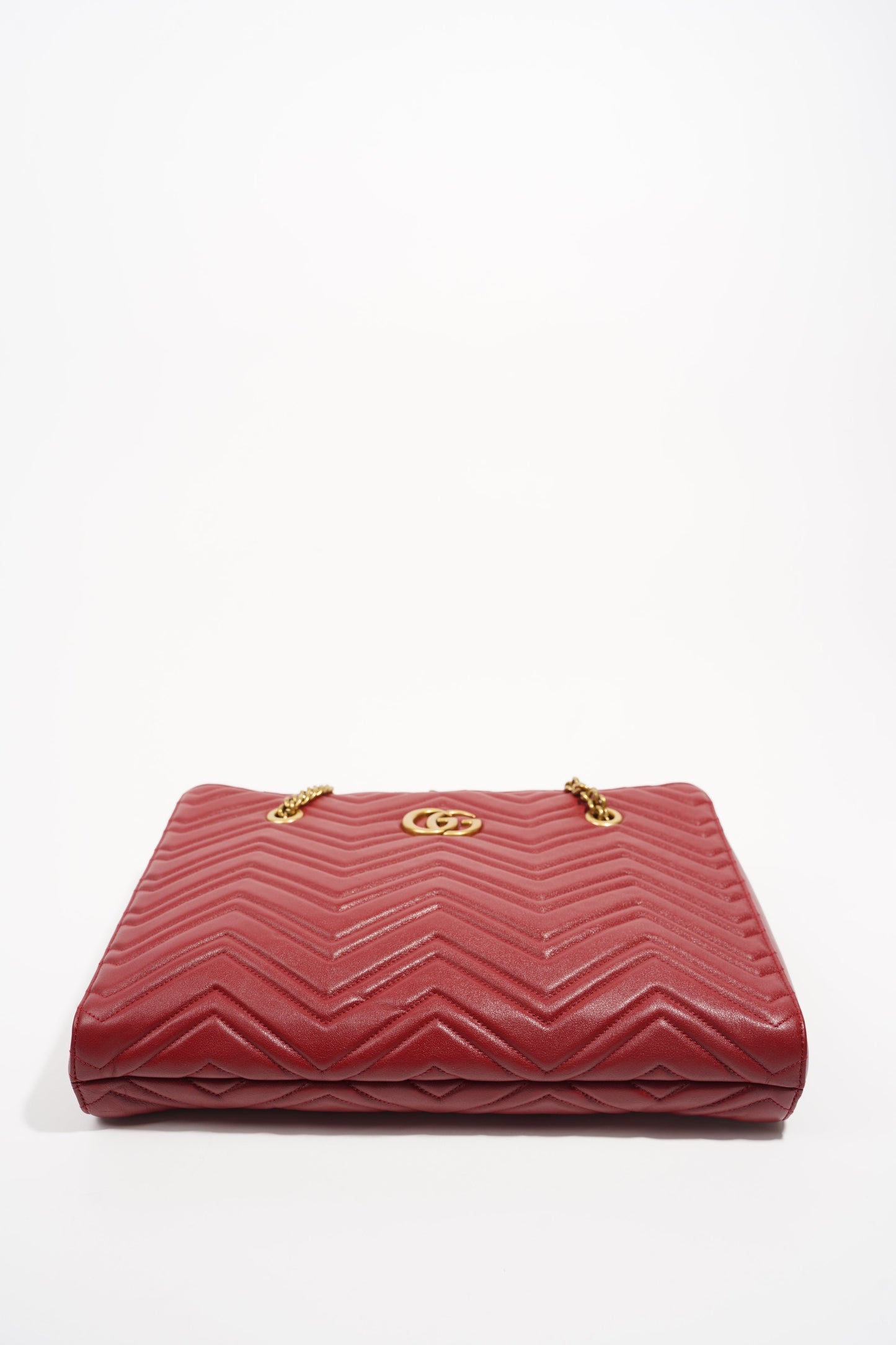 Gucci Womens Marmont Tote Red Medium