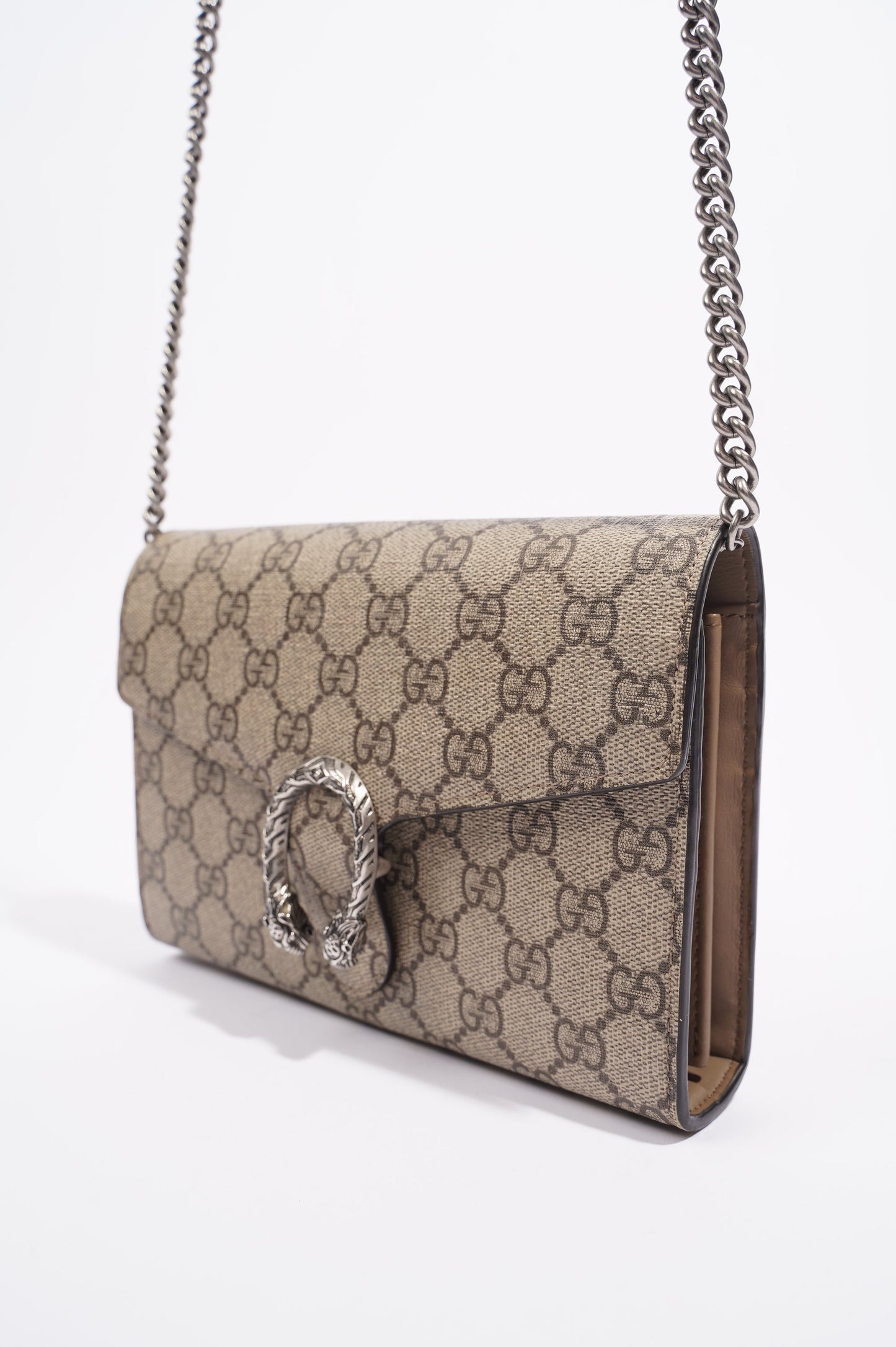 Gucci Womens Dionysus Chain Wallet Supreme