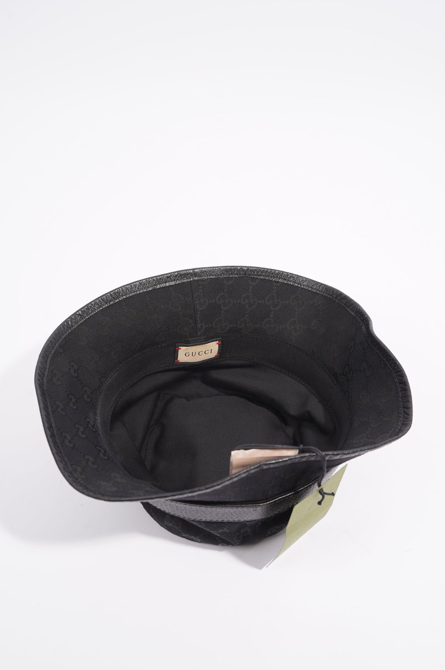 Gucci Womens GG Canvas Bucket Hat Black M