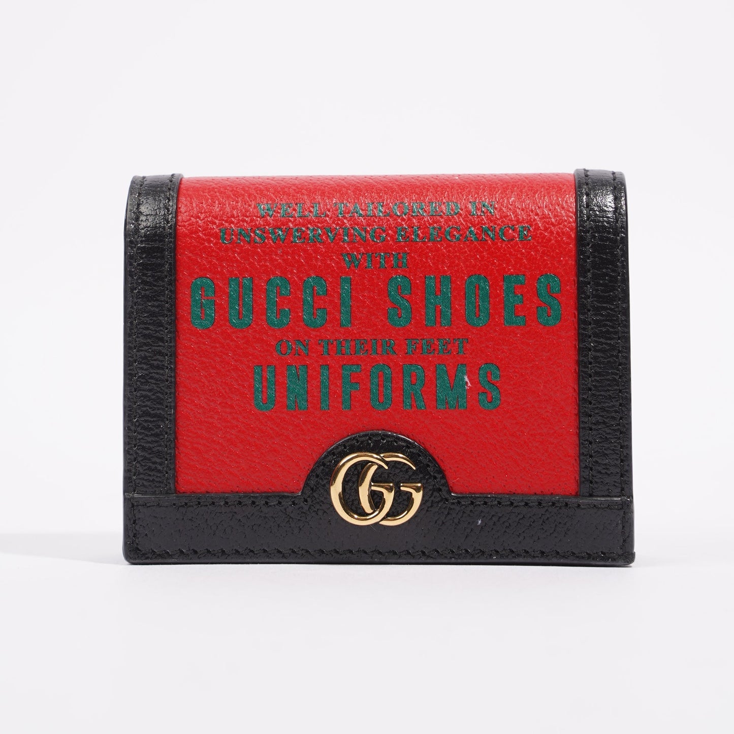 Gucci Womens 100 Wallet Red / Black