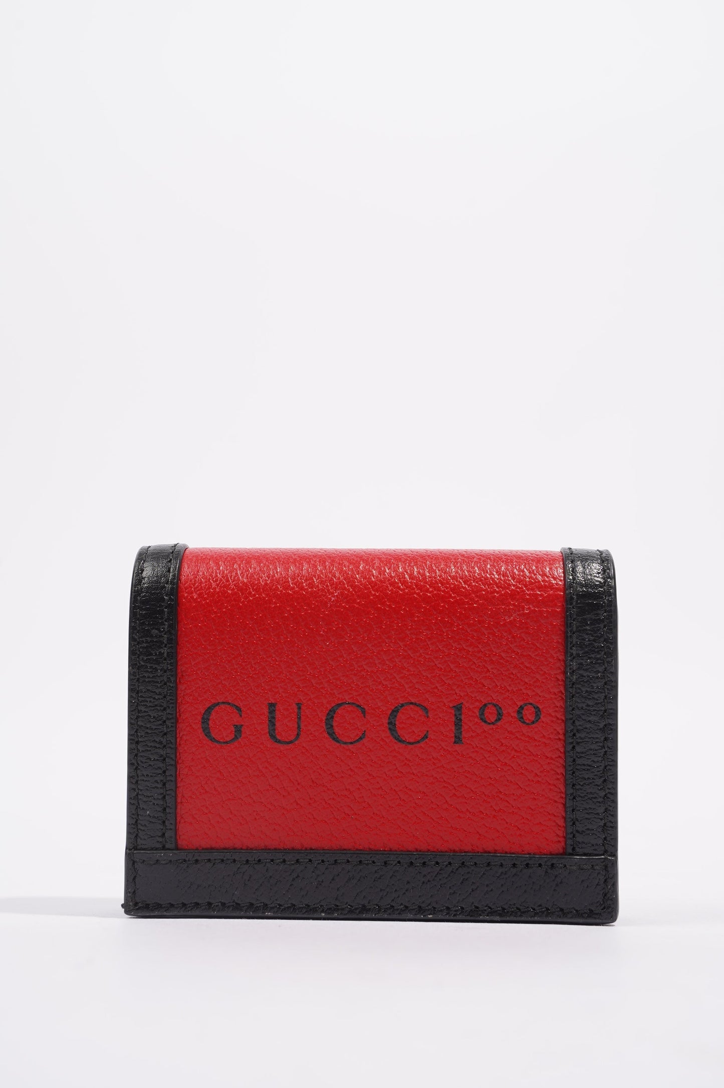 Gucci Womens 100 Wallet Red / Black