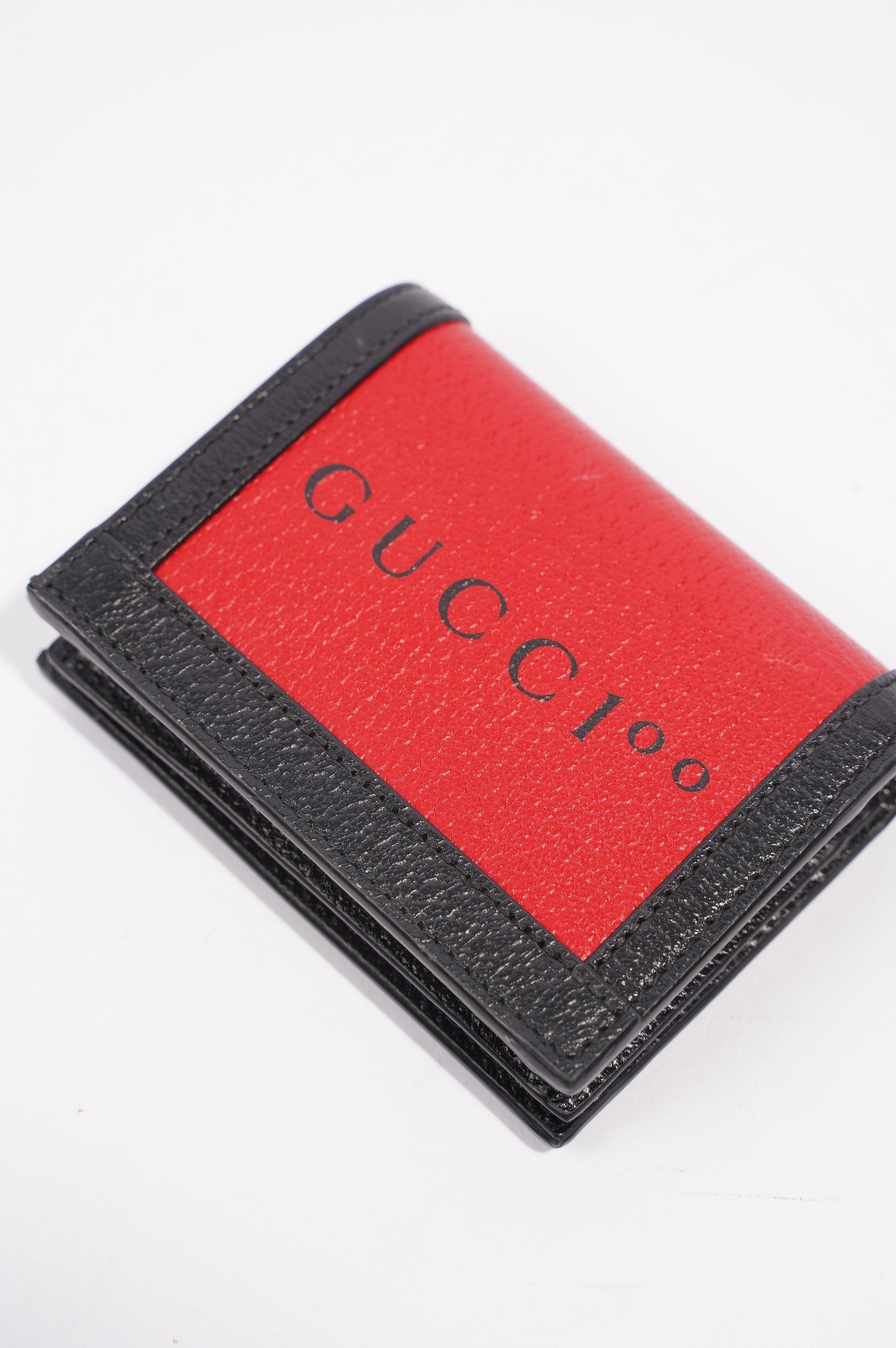 Gucci Womens 100 Wallet Red / Black