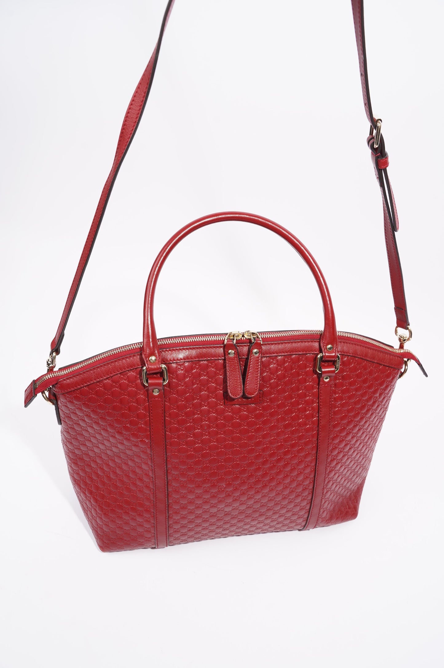 Gucci Womens 2Way Shoulder Bag Red