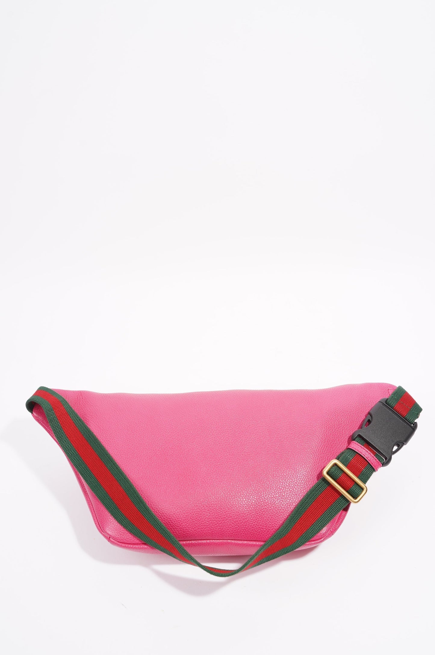 Gucci Womens Logo Belt Bag Pink Leather