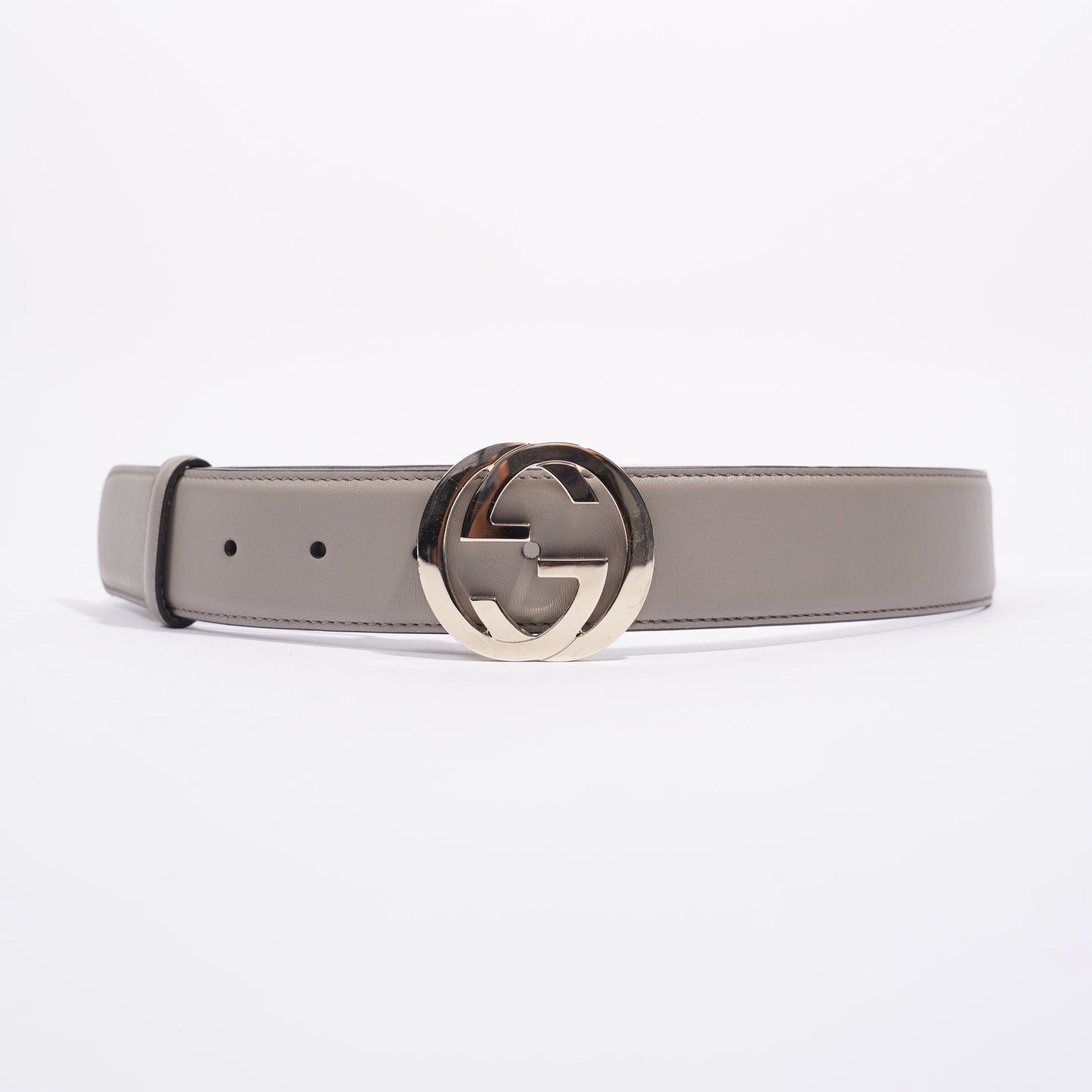 Gucci Womens Interlocking Belt Grey / Silver 75cm -30"