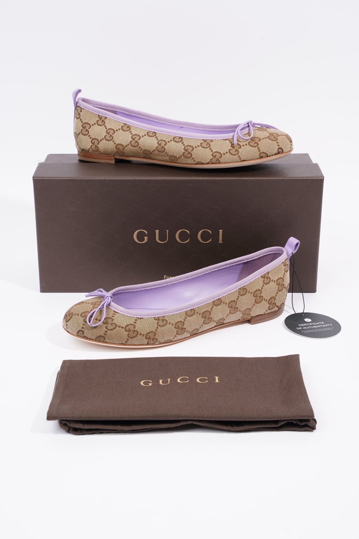 Gucci Womens Ballet Pumps Supreme EU 38 / UK 5