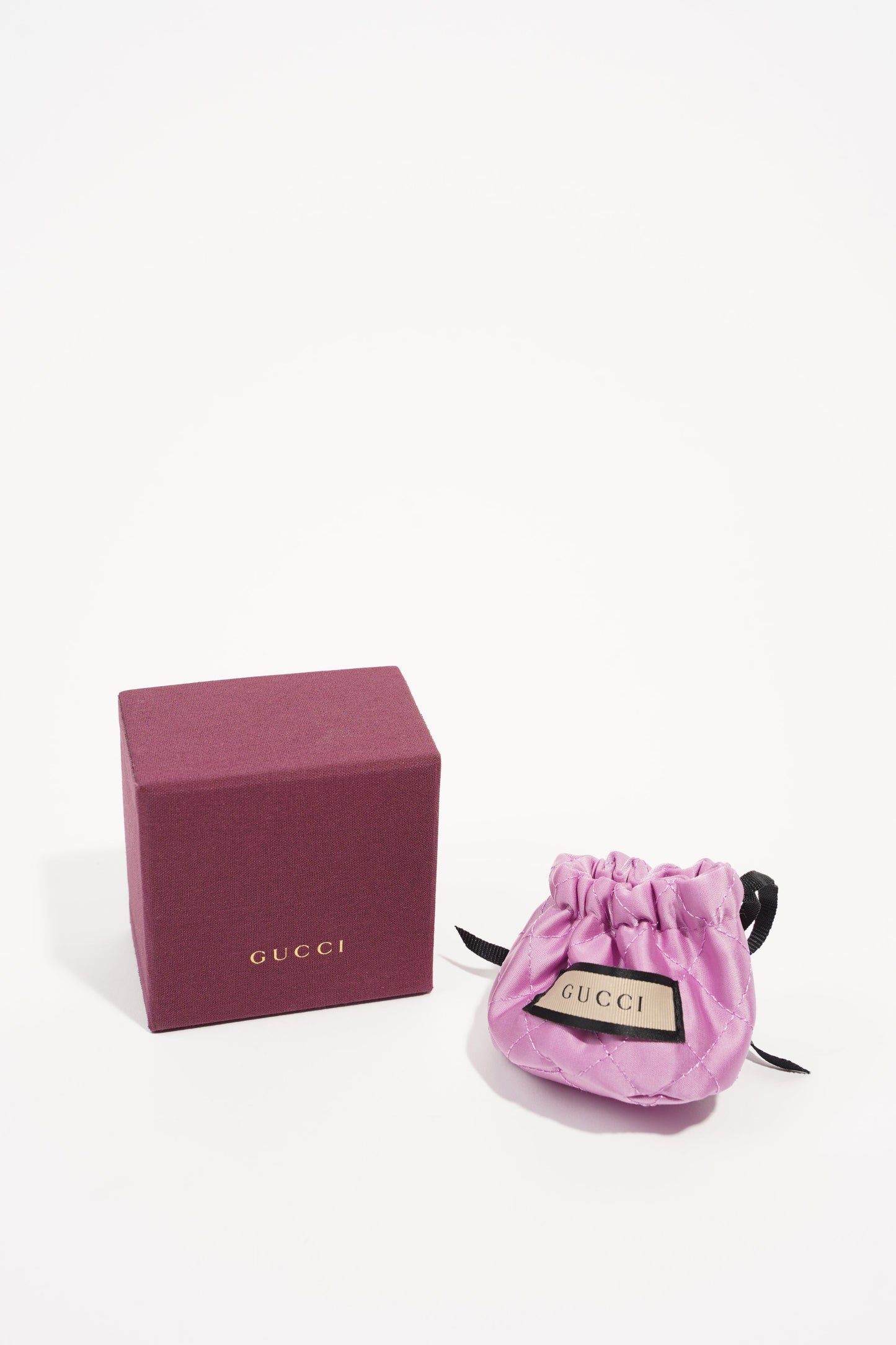 Gucci Womens Lion Head Necklace Gold Crystal